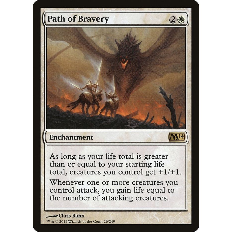 Image for Path of Bravery (26) (M14) - Magic: The Gathering