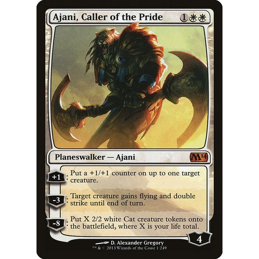 Image for Ajani, Caller of the Pride (1) (M14) - Magic: The Gathering