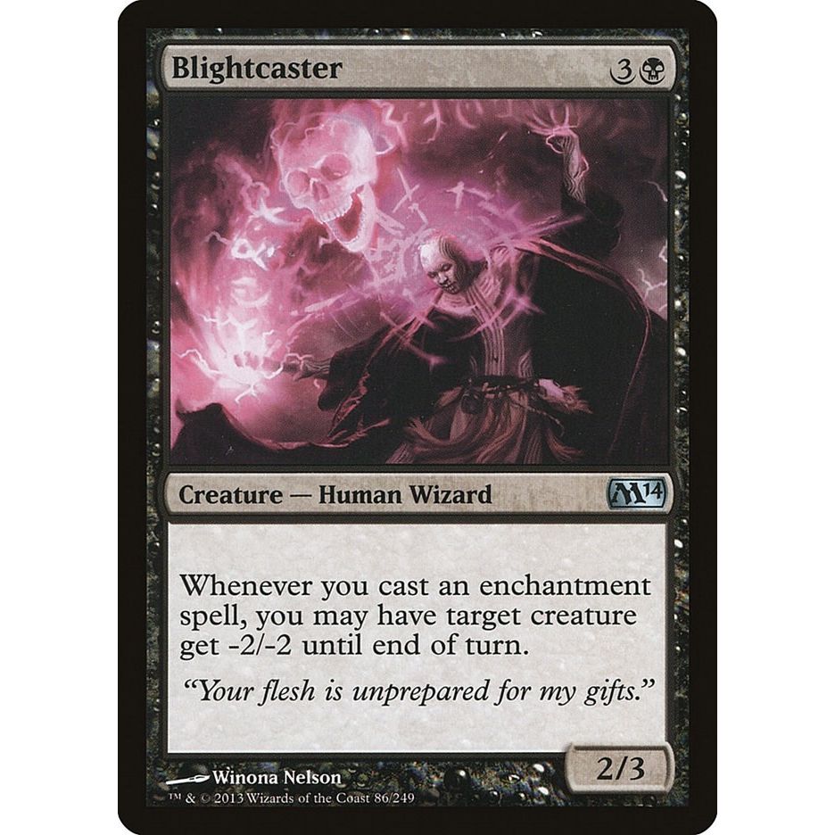 Image for Blightcaster (86) (M14) - Magic: The Gathering