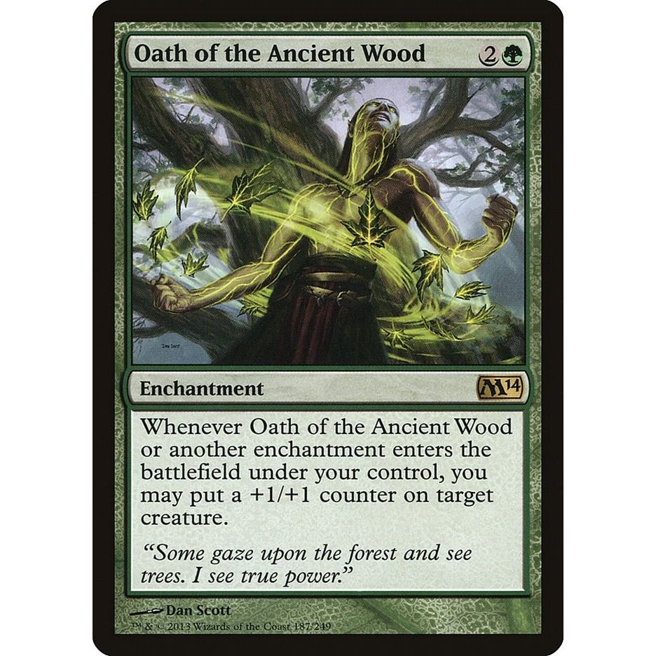 Image for Oath of the Ancient Wood (187) (M14) - Magic: The Gathering