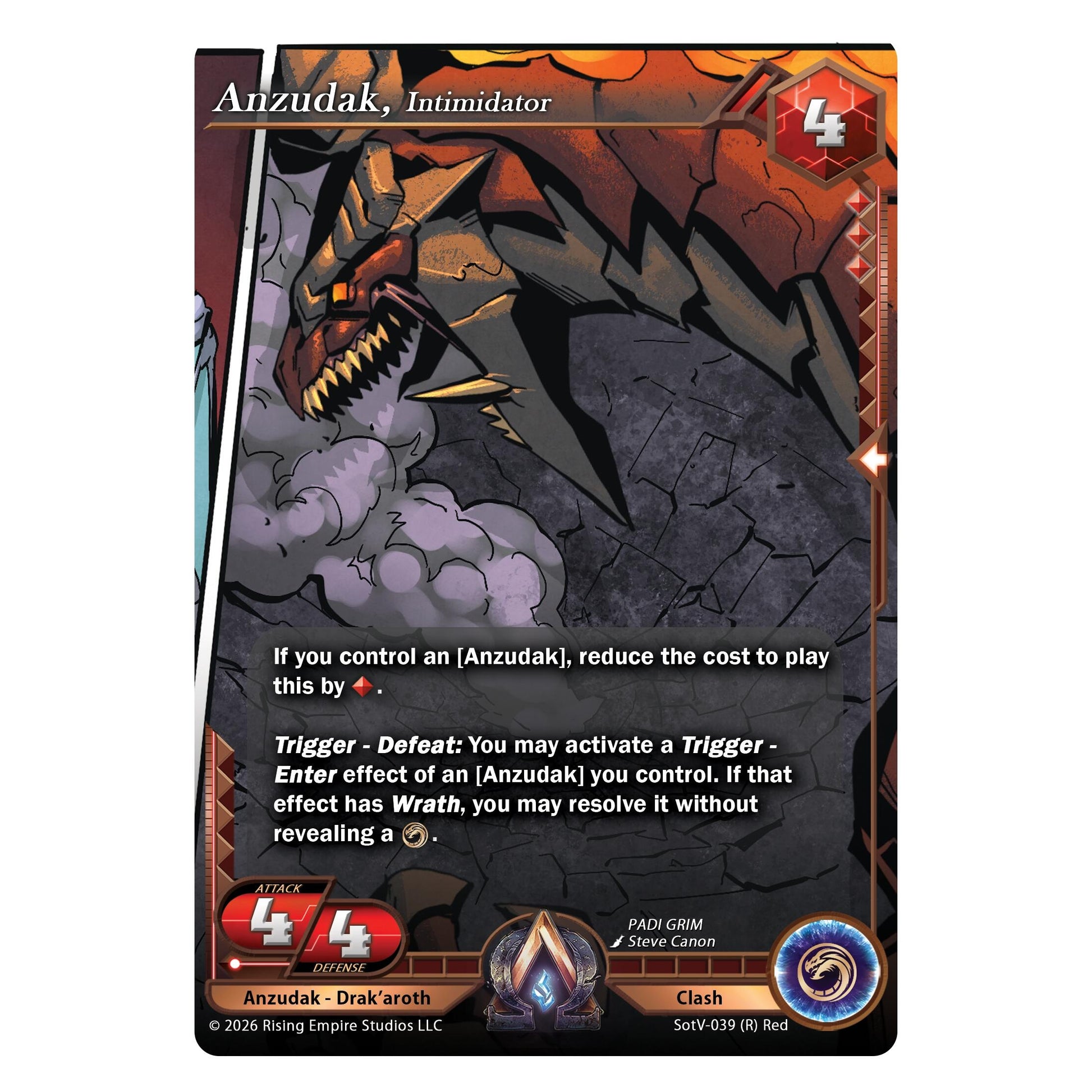 Image for Anzudak, the Intimidator (SotV-039) - Alpha Clash