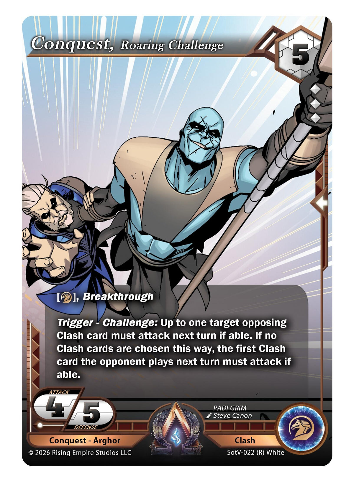 Image for Conquest, Roaring Challenge (SotV-022) - Alpha Clash