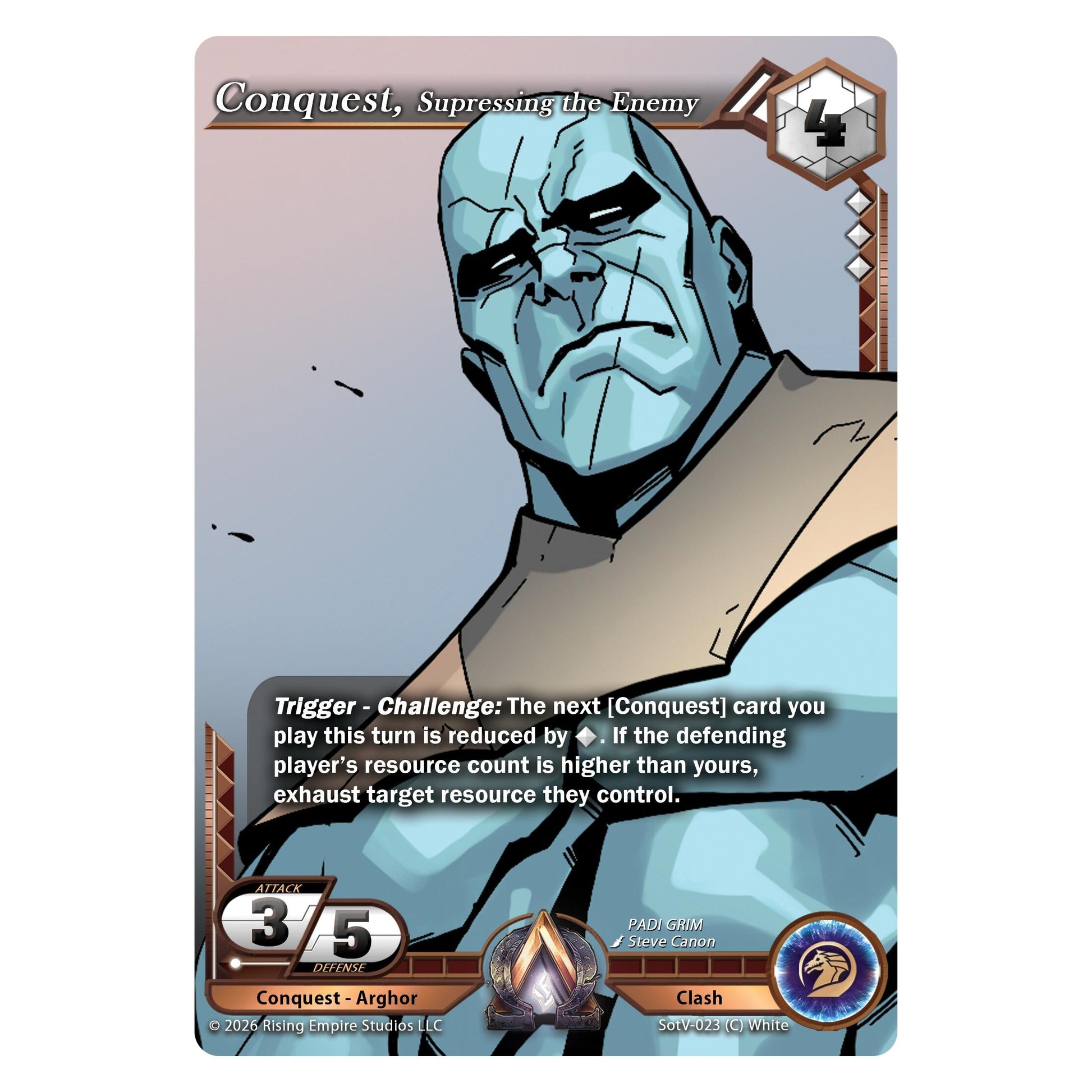 Image for Conquest, Suppressing the Enemy (SotV-023) - Alpha Clash