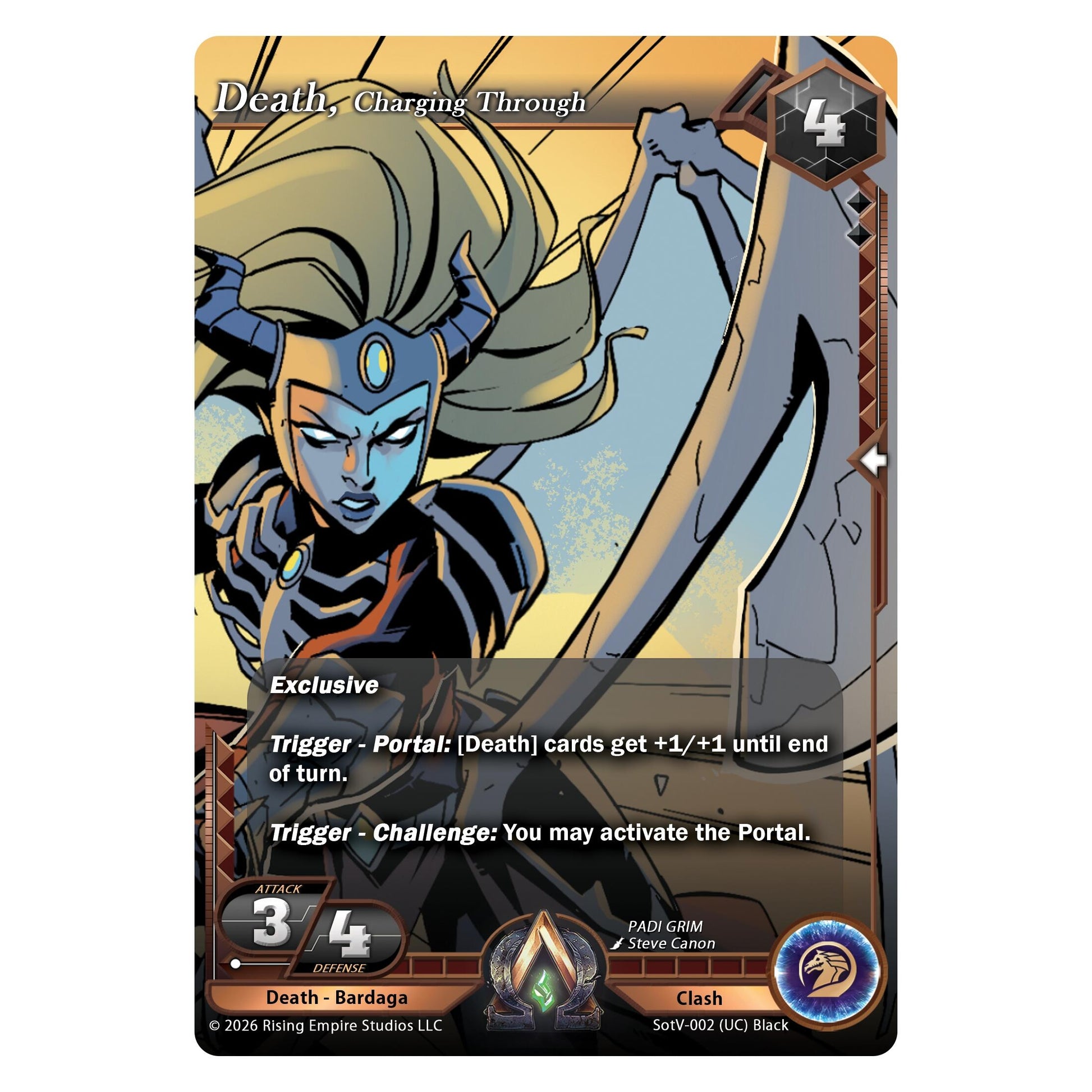 Image for Death, Charging Through (SotV-002) - Alpha Clash