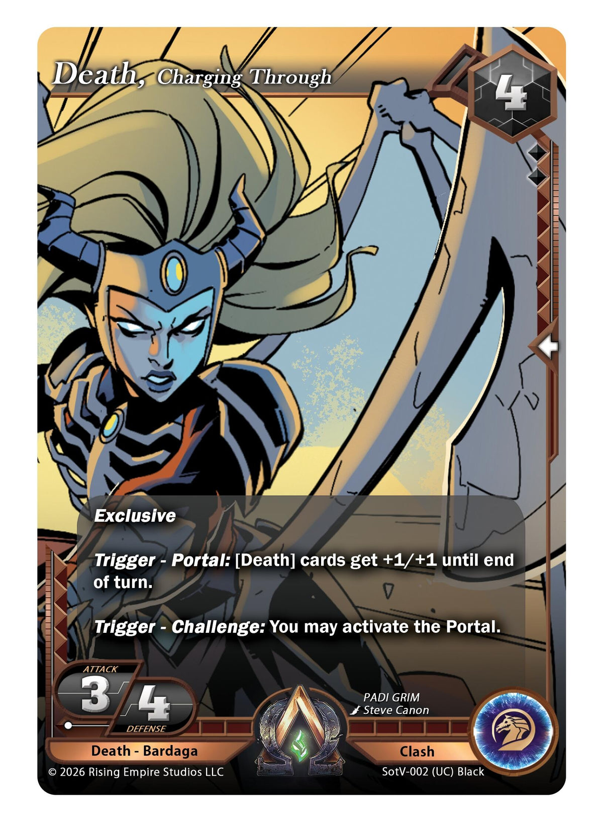 Image for Death, Charging Through (SotV-002) - Alpha Clash