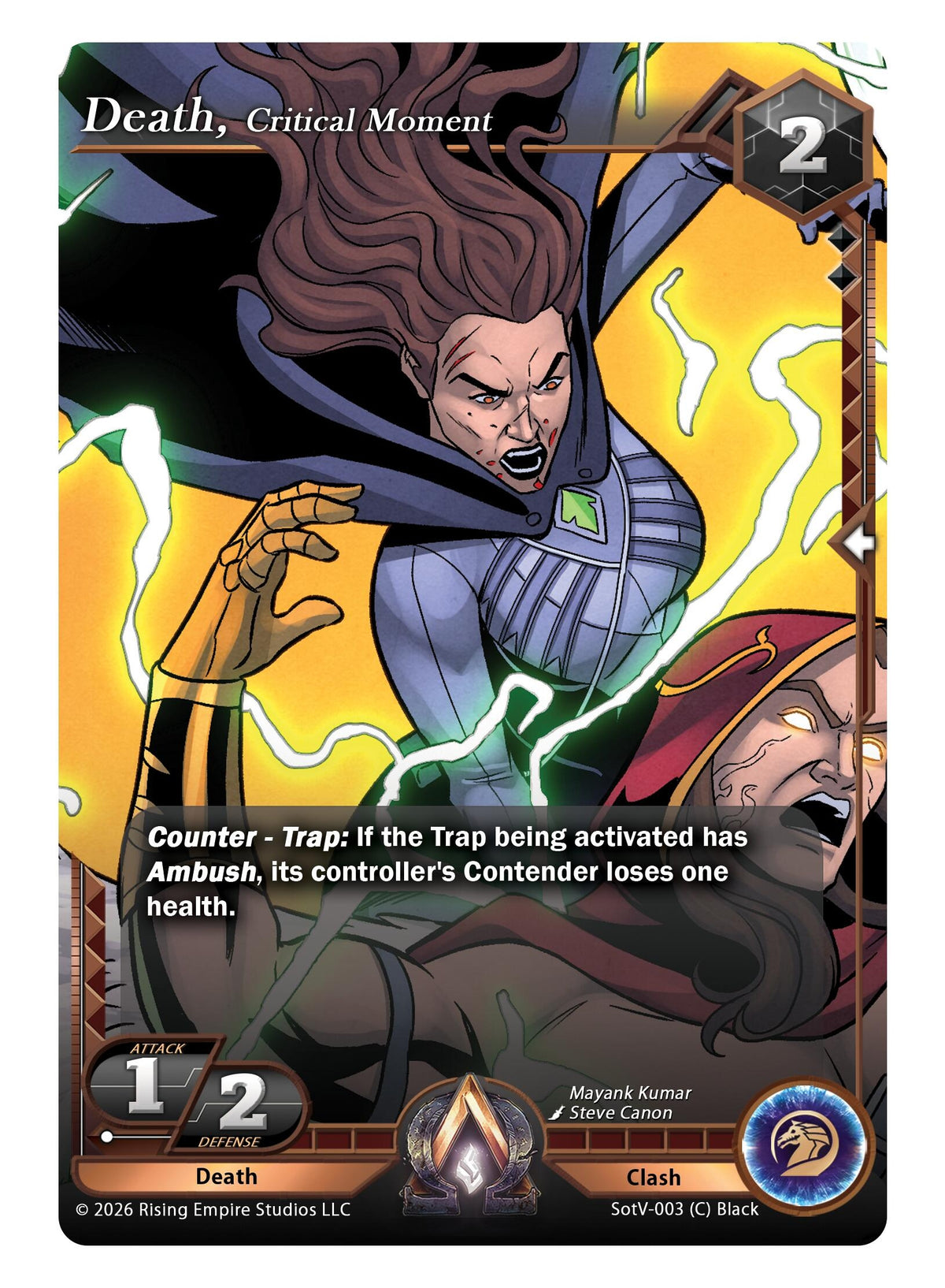 Image for Death, Critical Moment (SotV-003) - Alpha Clash