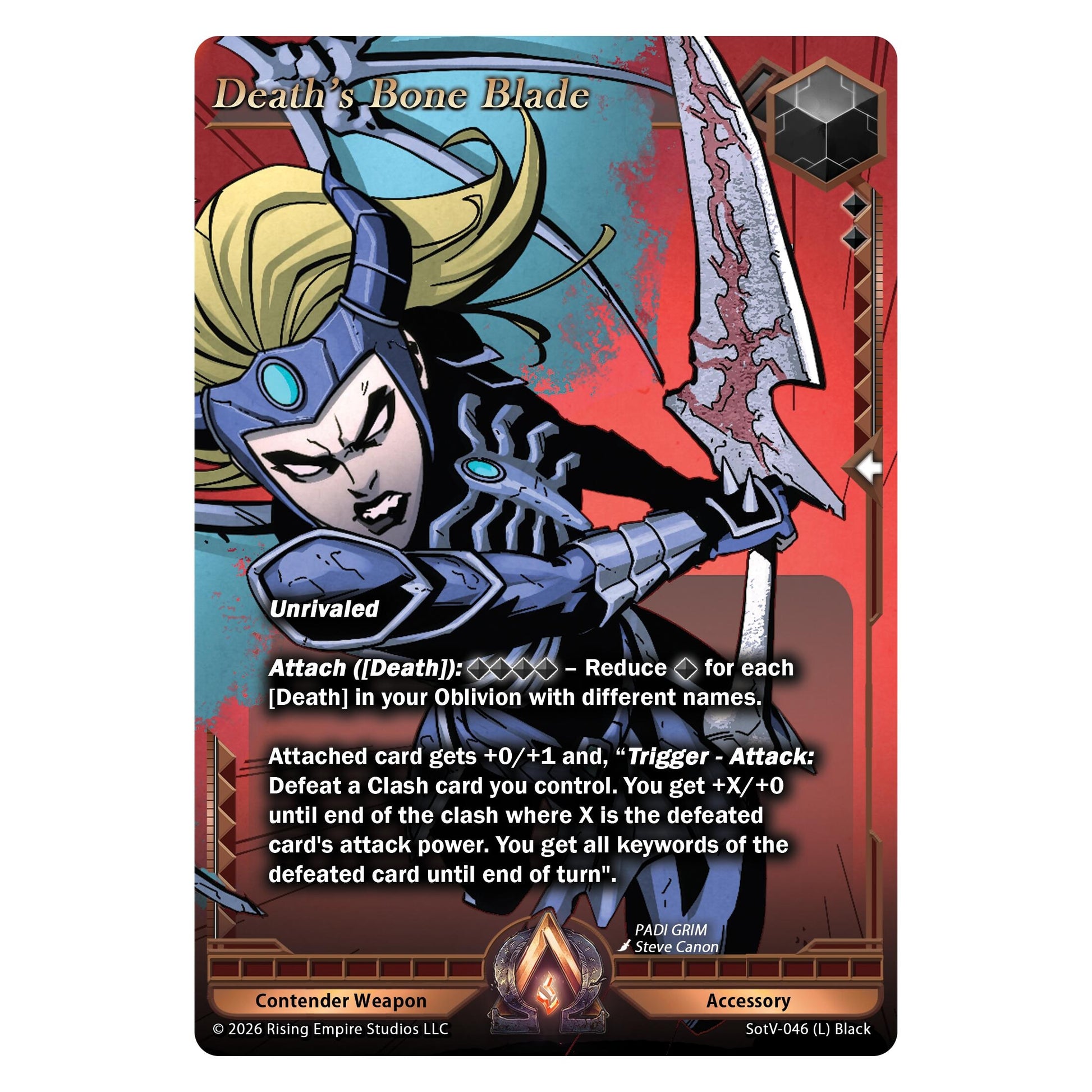Image for Death's Bone Blade (SotV-046) - Alpha Clash