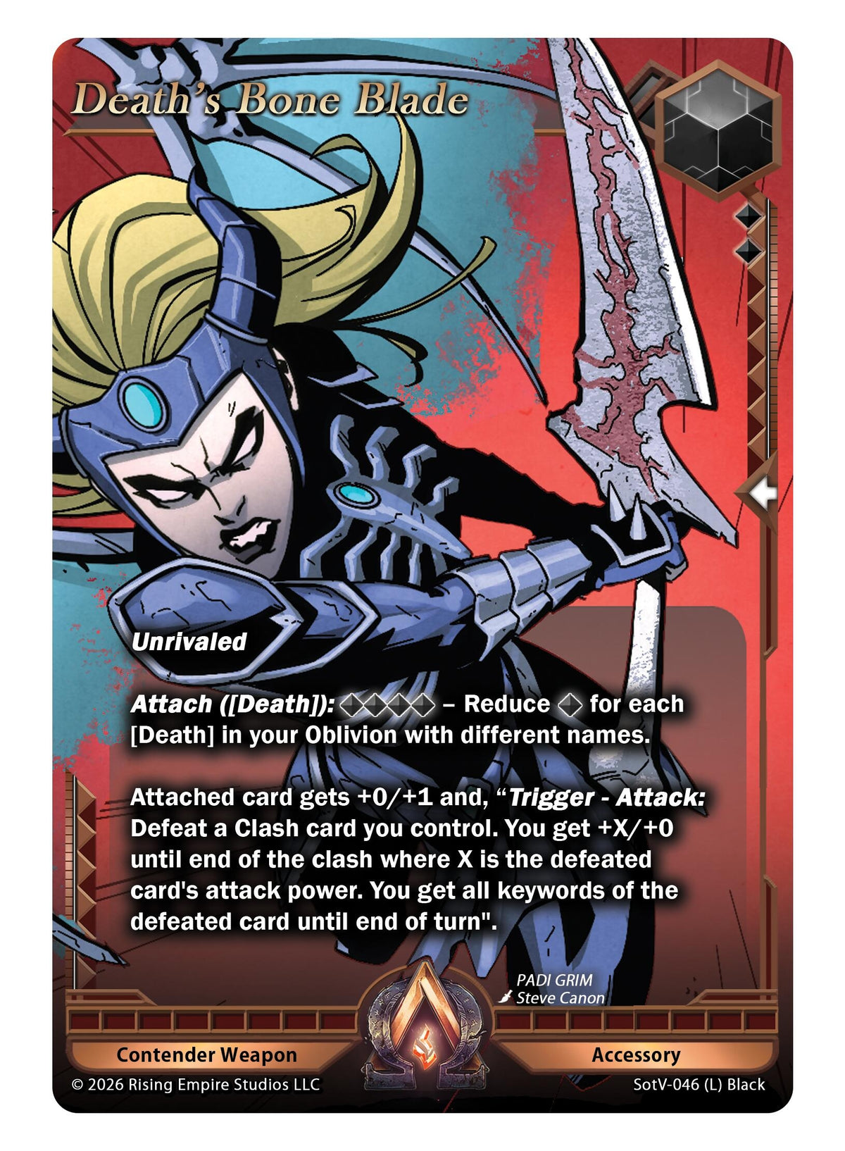 Image for Death's Bone Blade (SotV-046) - Alpha Clash
