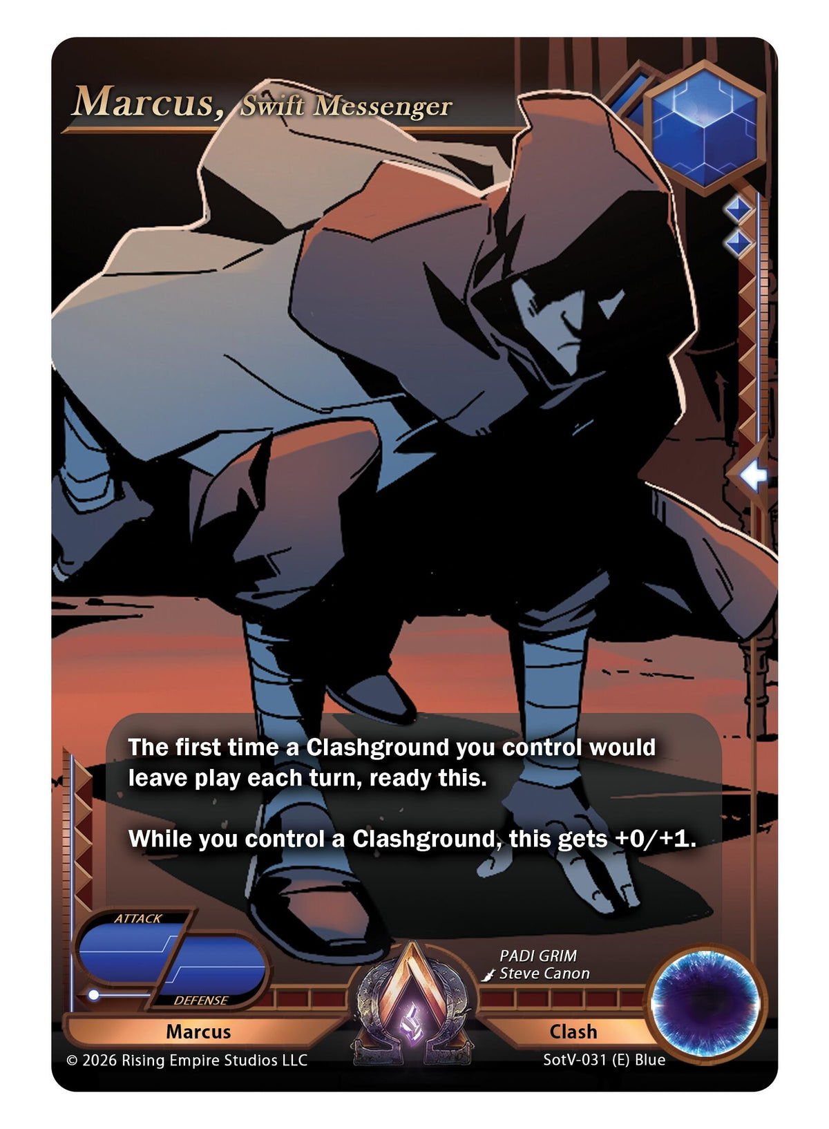 Image for Marcus, Swift Messenger (SotV-031) - Alpha Clash