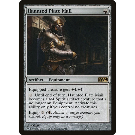 Image for Haunted Plate Mail (212) (M14) - Magic: The Gathering