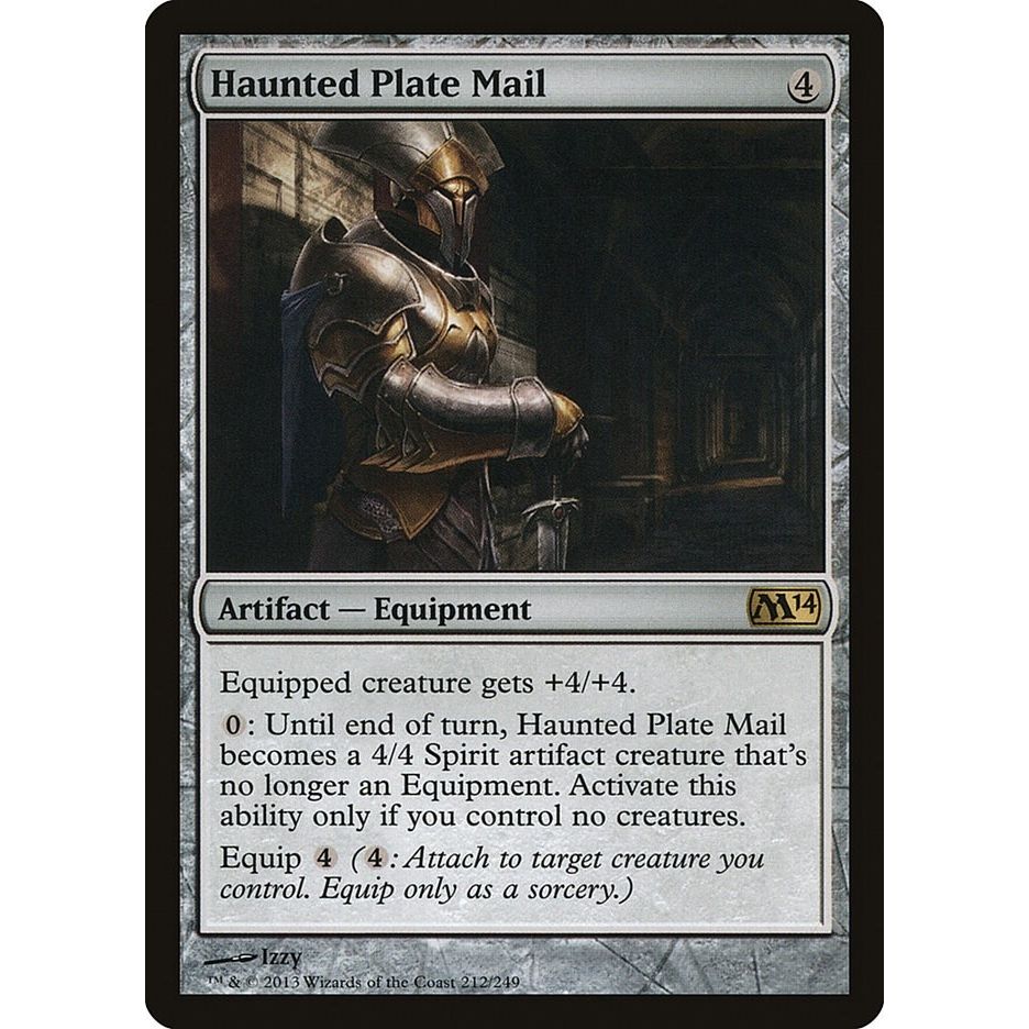 Image for Haunted Plate Mail (212) (M14) - Magic: The Gathering