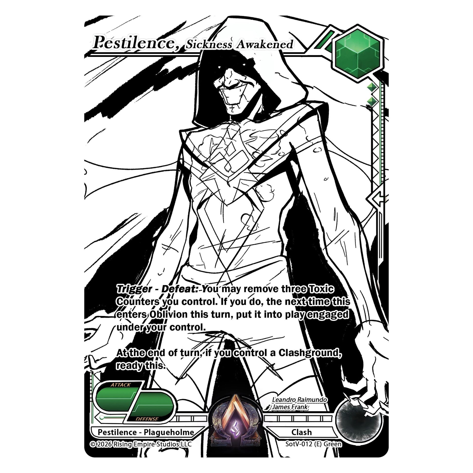 Image for Pestilence, Sickness Awakened (Ink) (SotV-012) - Alpha Clash