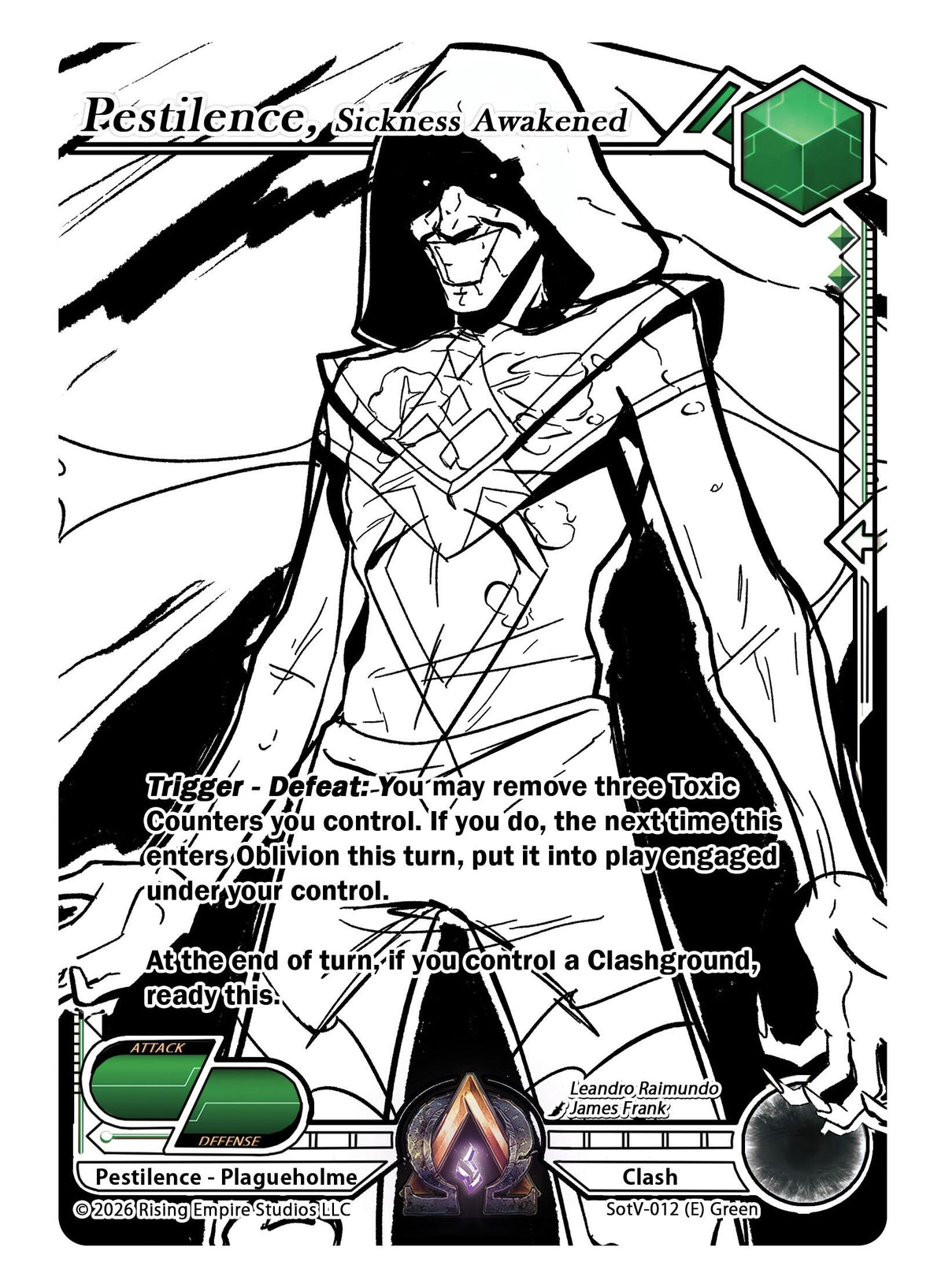 Image for Pestilence, Sickness Awakened (Ink) (SotV-012) - Alpha Clash