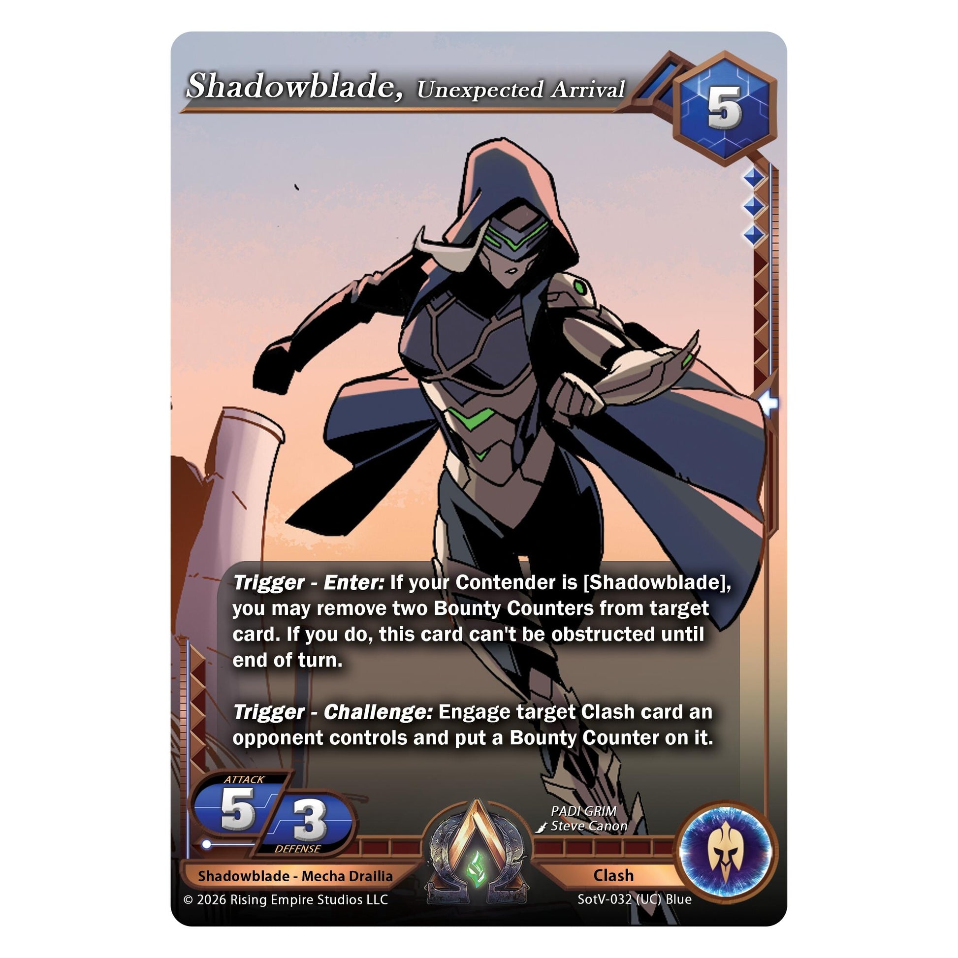 Image for Shadowblade, Unexpected Arrival (SotV-032) - Alpha Clash