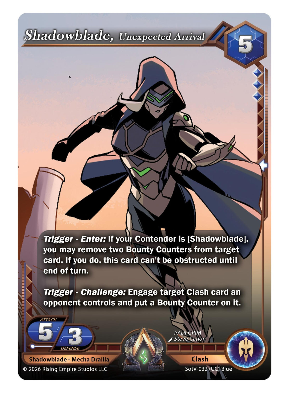 Image for Shadowblade, Unexpected Arrival (SotV-032) - Alpha Clash