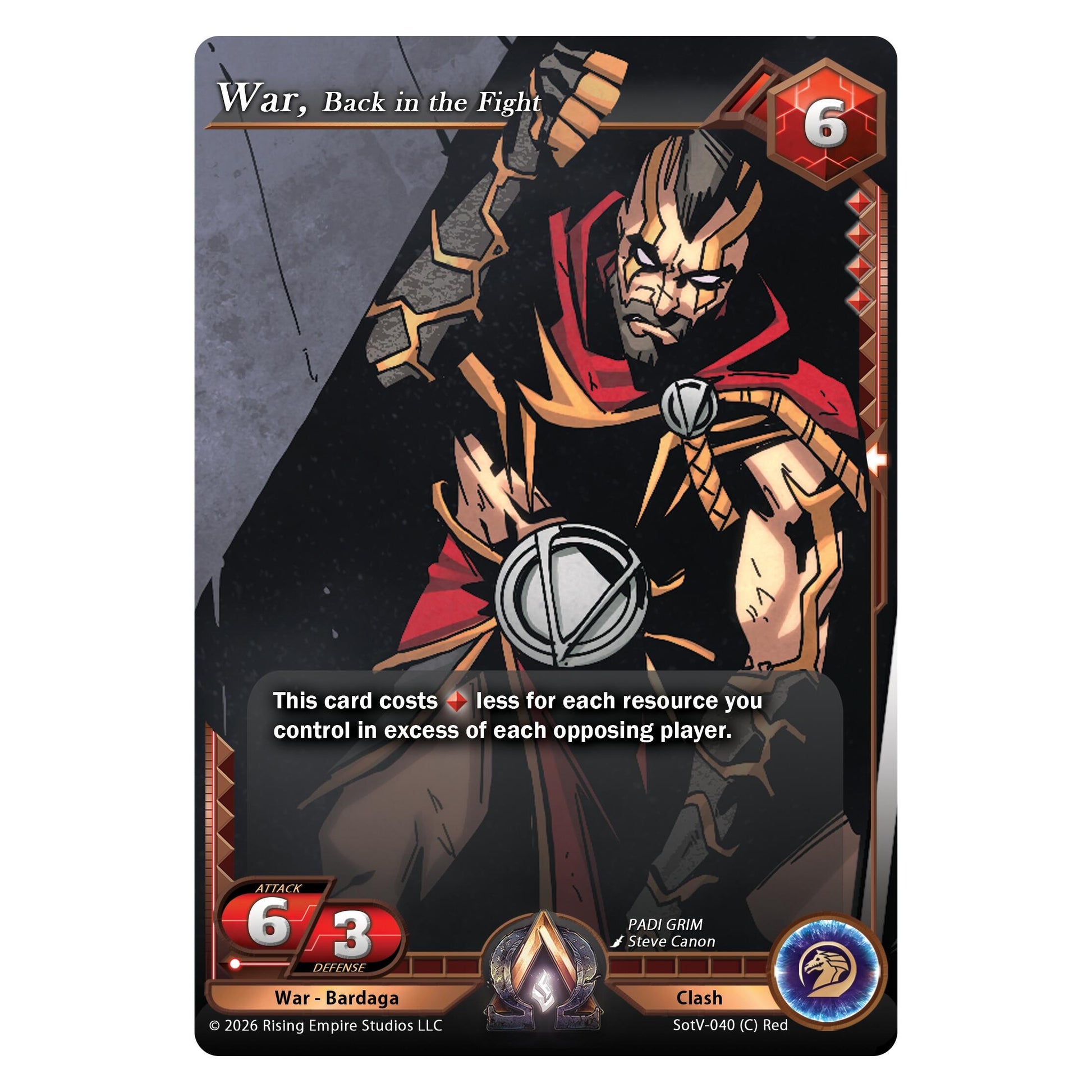 Image for War, Back in the Fight (SotV-040) - Alpha Clash