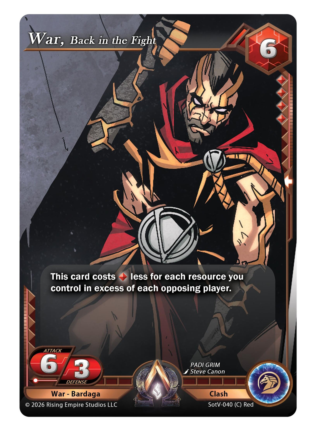 Image for War, Back in the Fight (SotV-040) - Alpha Clash
