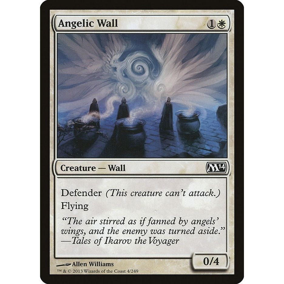 Image for Angelic Wall (4) (M14) - Magic: The Gathering