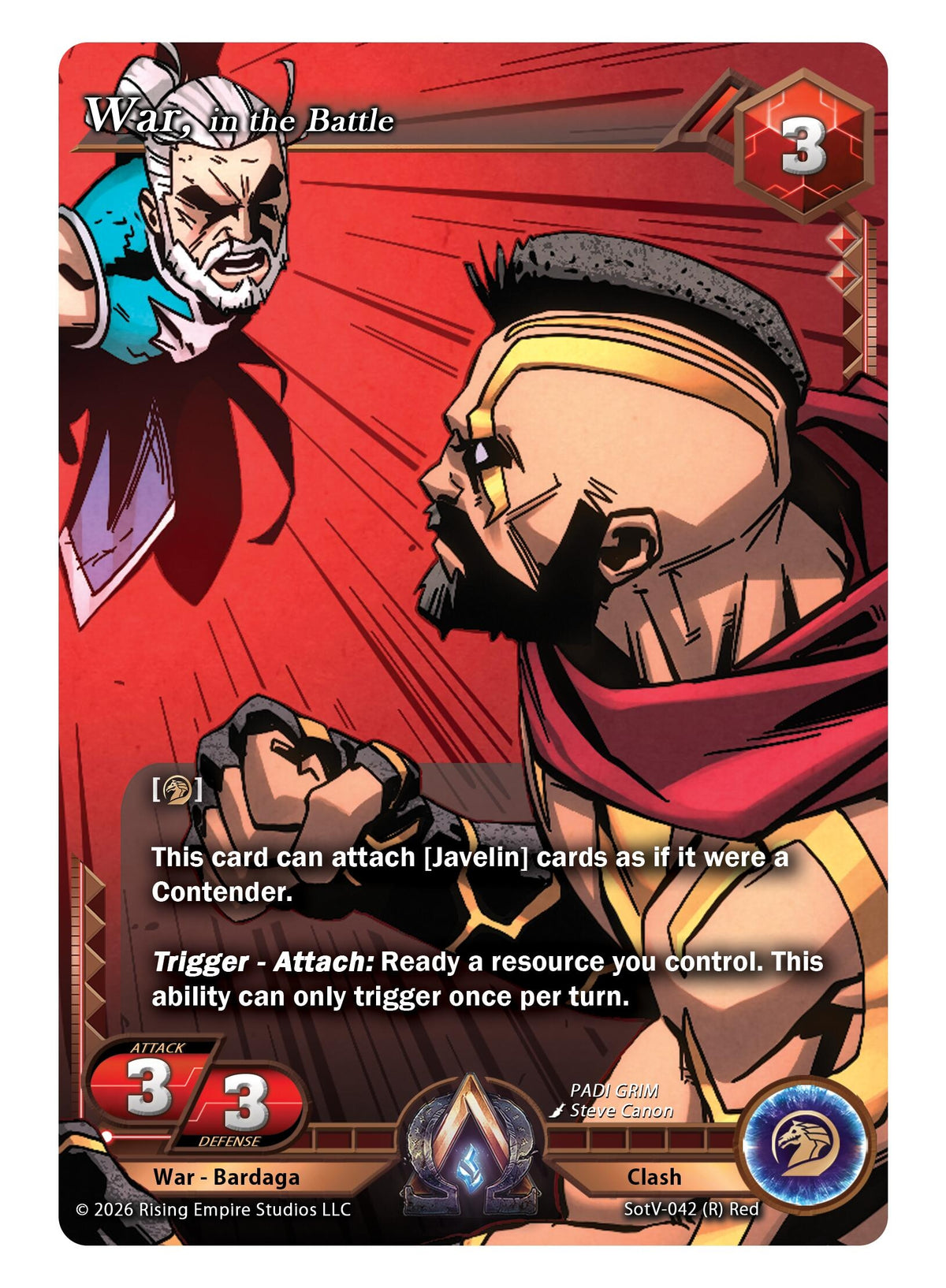 Image for War, in the Battle (SotV-042) - Alpha Clash