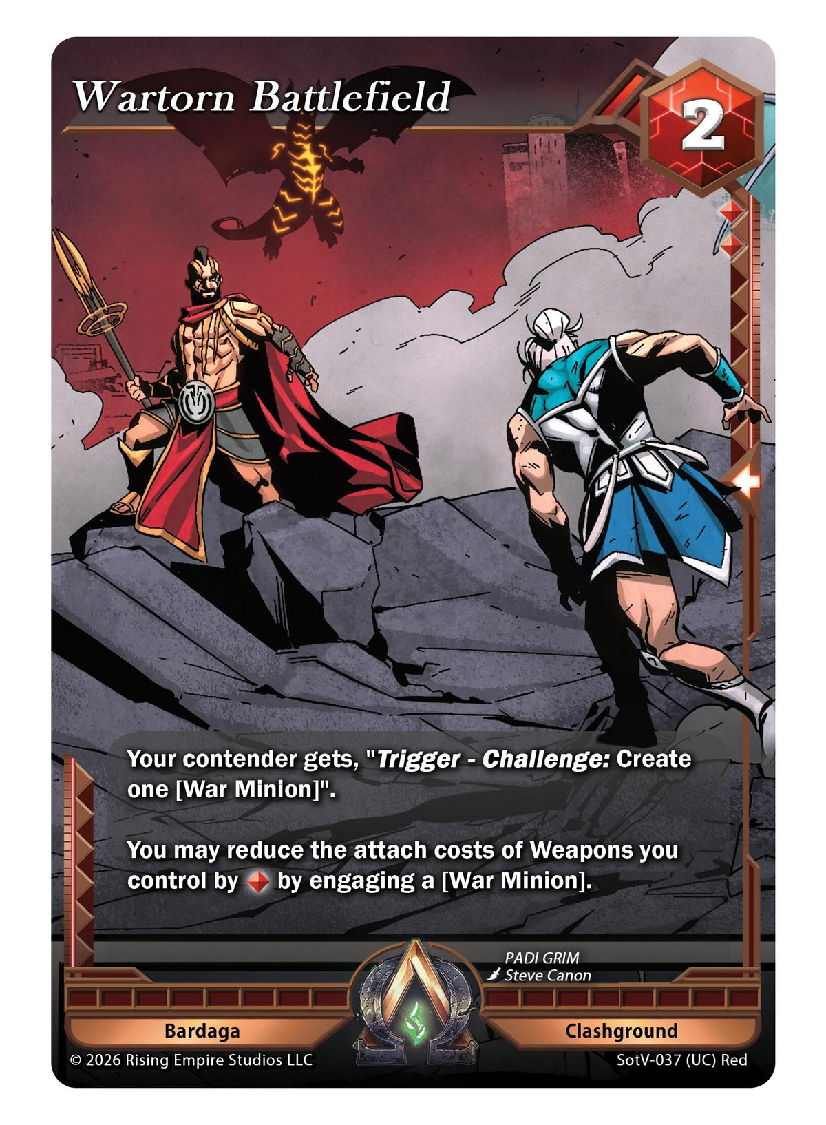 Image for Wartorn Battlefield (SotV-037) - Alpha Clash
