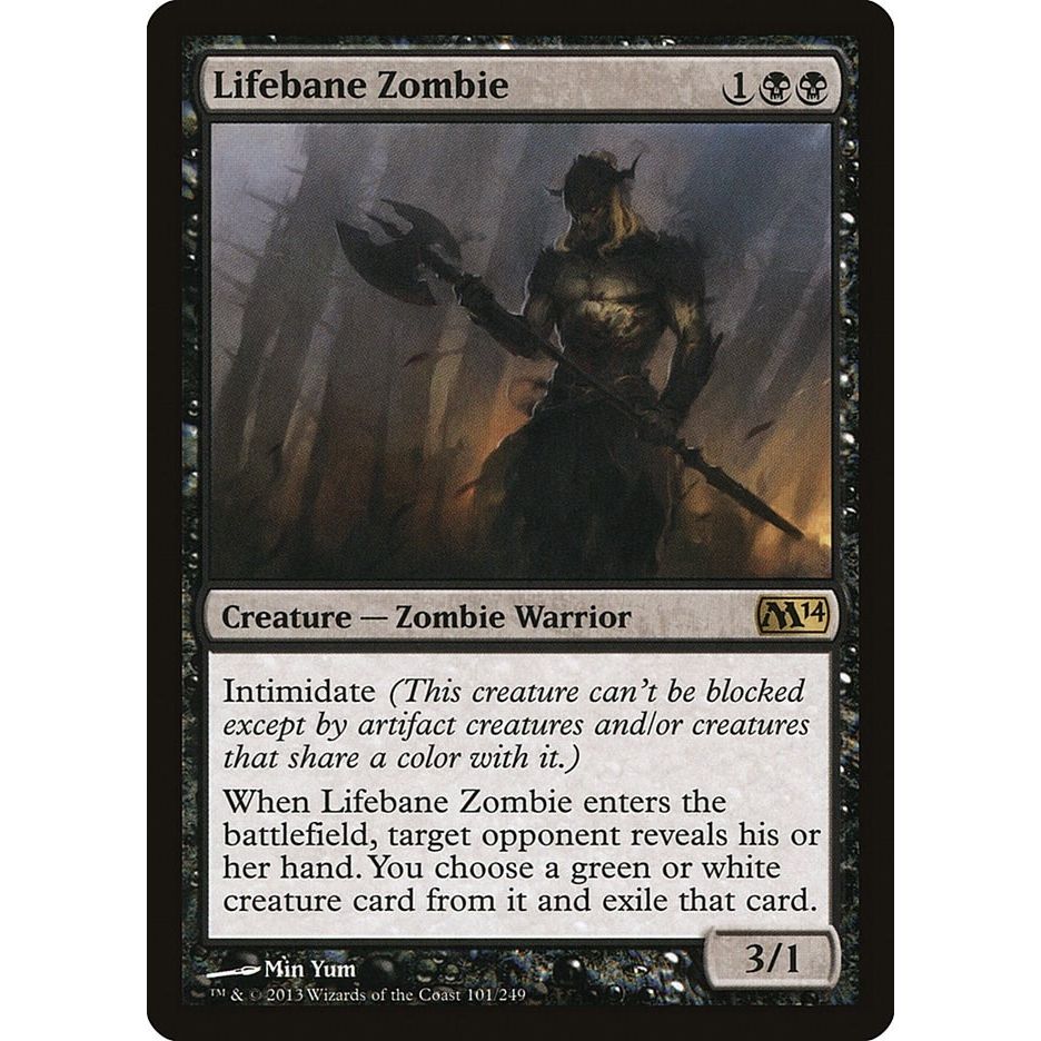 Image for Lifebane Zombie (101) (M14) - Magic: The Gathering