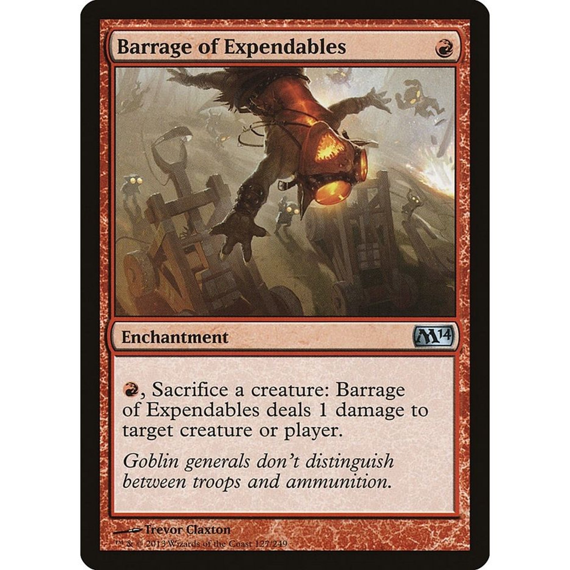 Image for Barrage of Expendables (127) (M14) - Magic: The Gathering