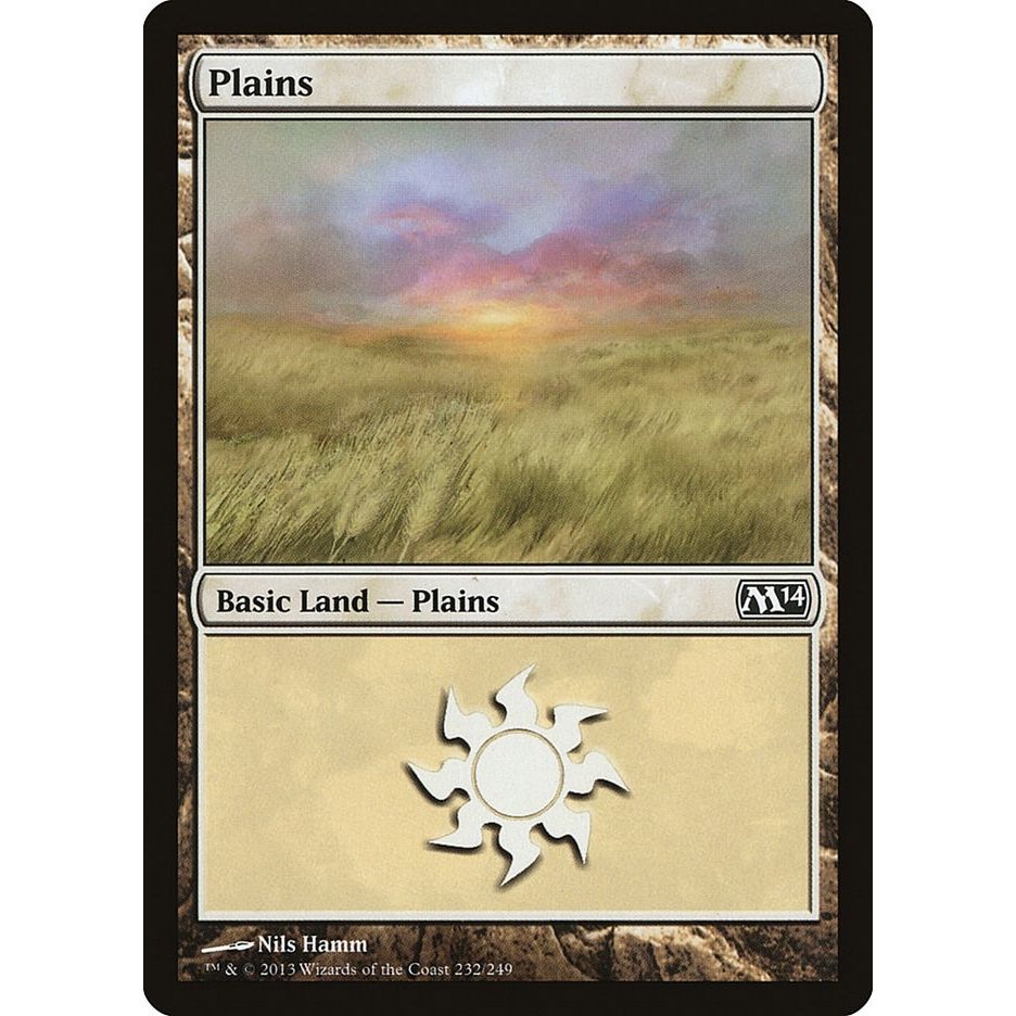 Image for Plains (232) (232) (M14) - Magic: The Gathering