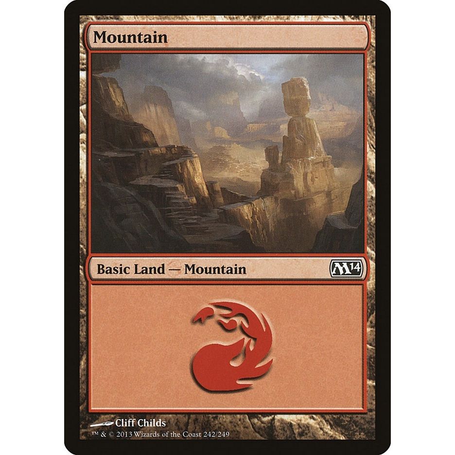 Image for Mountain (242) (242) (M14) - Magic: The Gathering