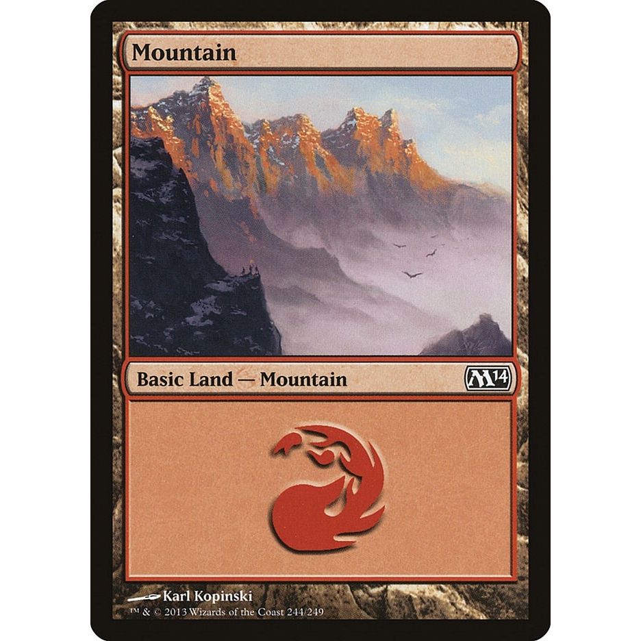 Image for Mountain (244) (244) (M14) - Magic: The Gathering