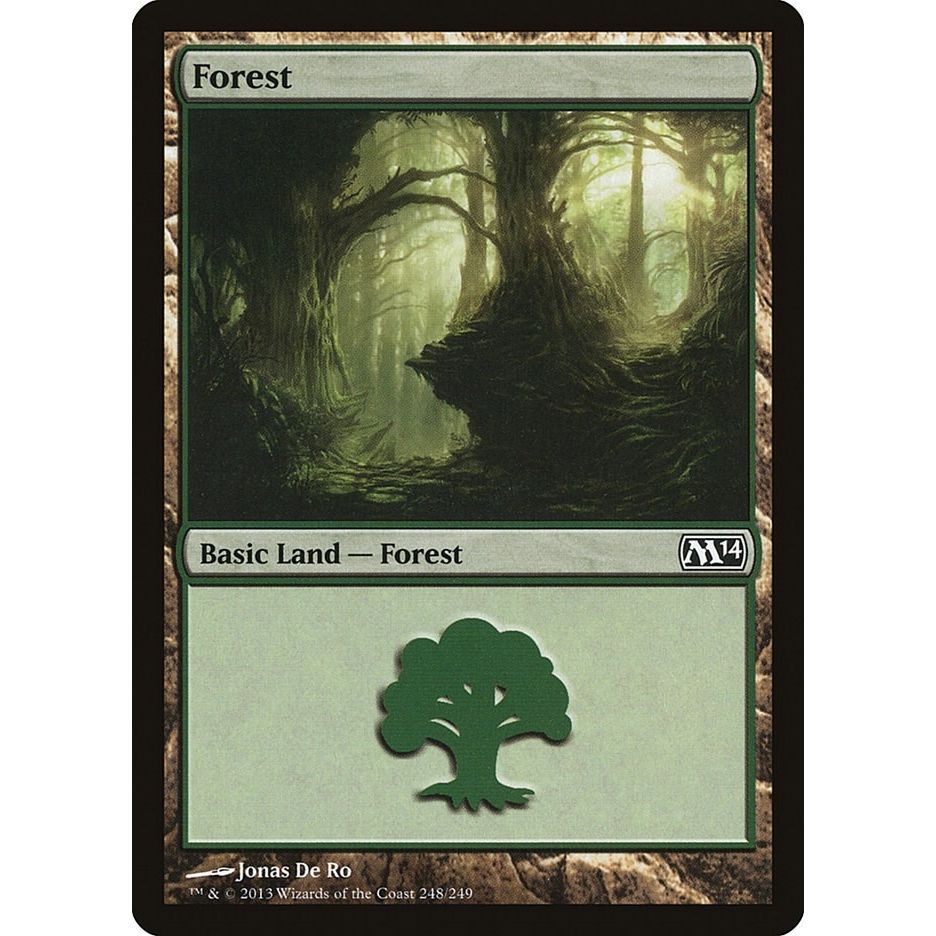 Image for Forest (248) (248) (M14) - Magic: The Gathering