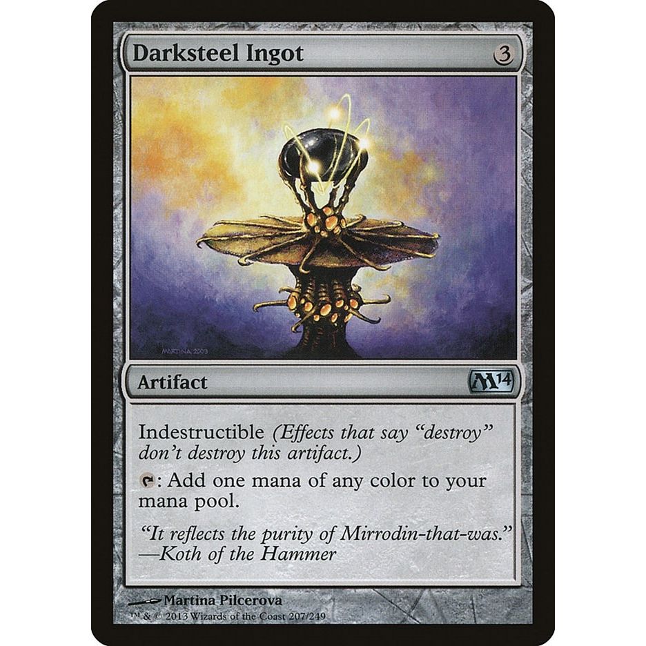 Image for Darksteel Ingot (207) (M14) - Magic: The Gathering