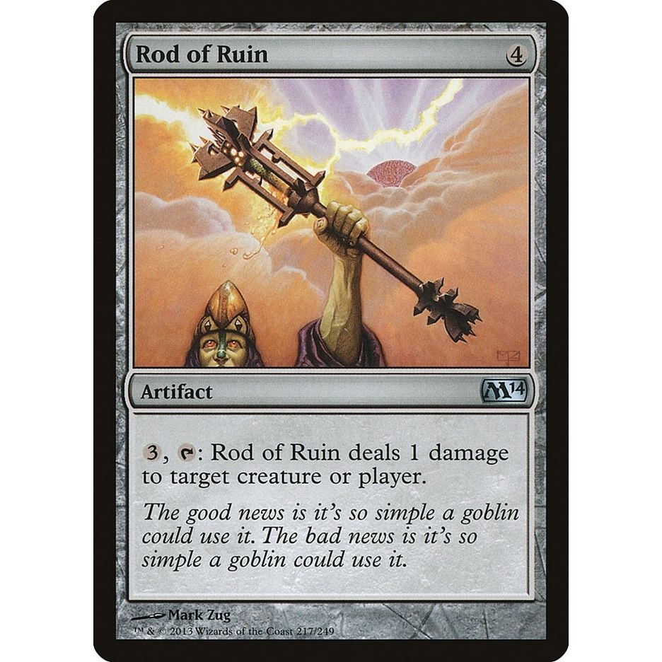 Image for Rod of Ruin (217) (M14) - Magic: The Gathering