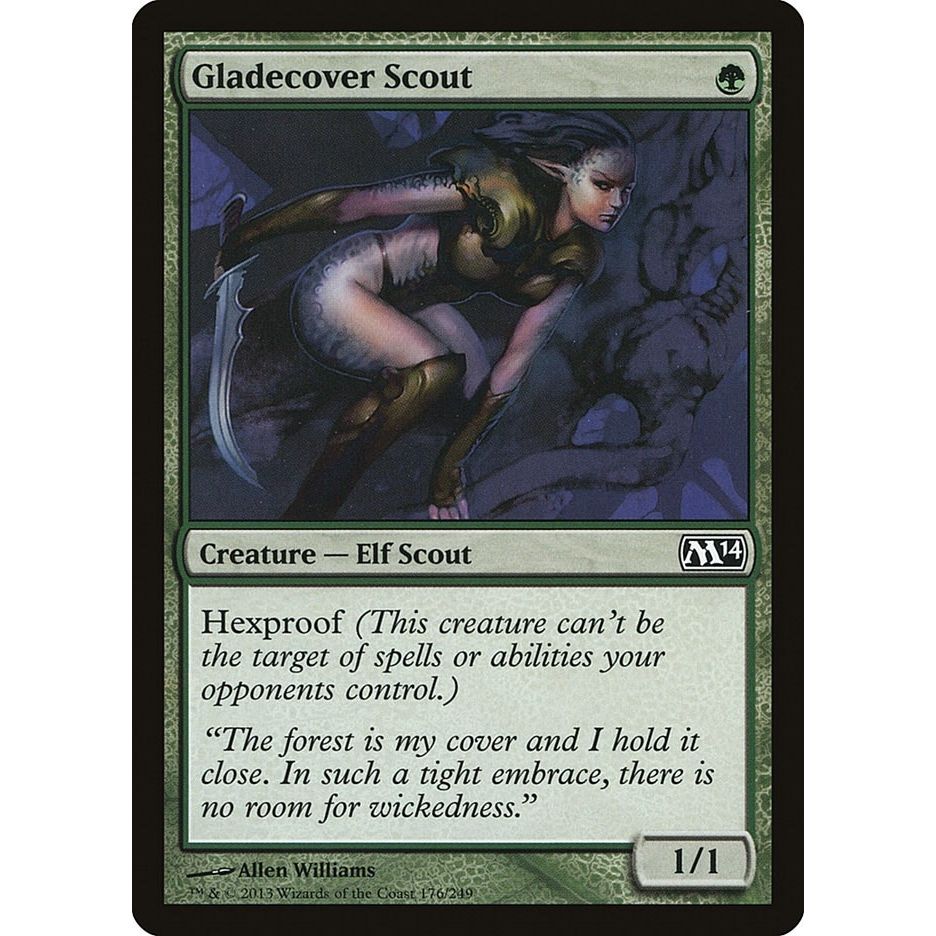 Image for Gladecover Scout (176) (M14) - Magic: The Gathering