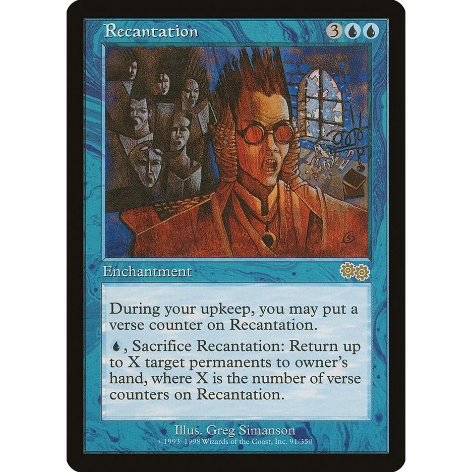 Image for Recantation (91) (USG) - Magic: The Gathering