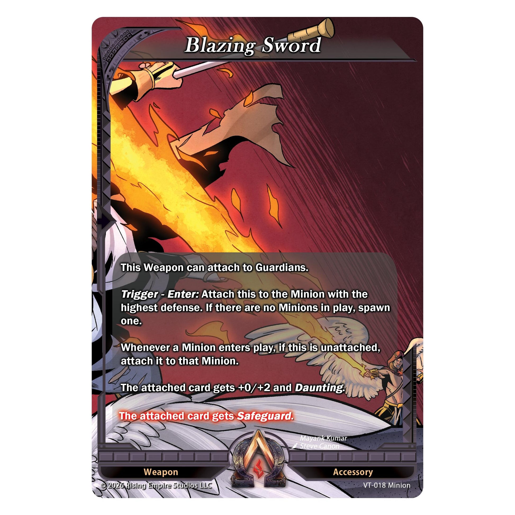 Image for Blazing Sword (VT-018) - Alpha Clash
