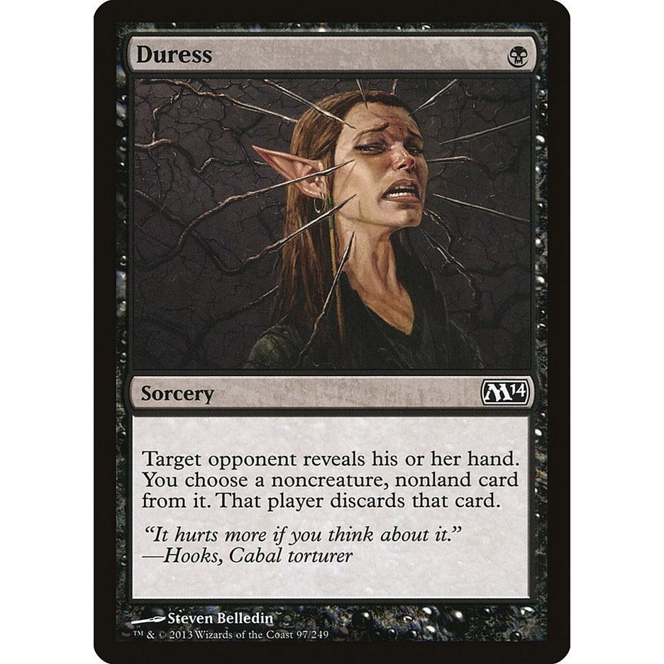Image for Duress (97) (M14) - Magic: The Gathering