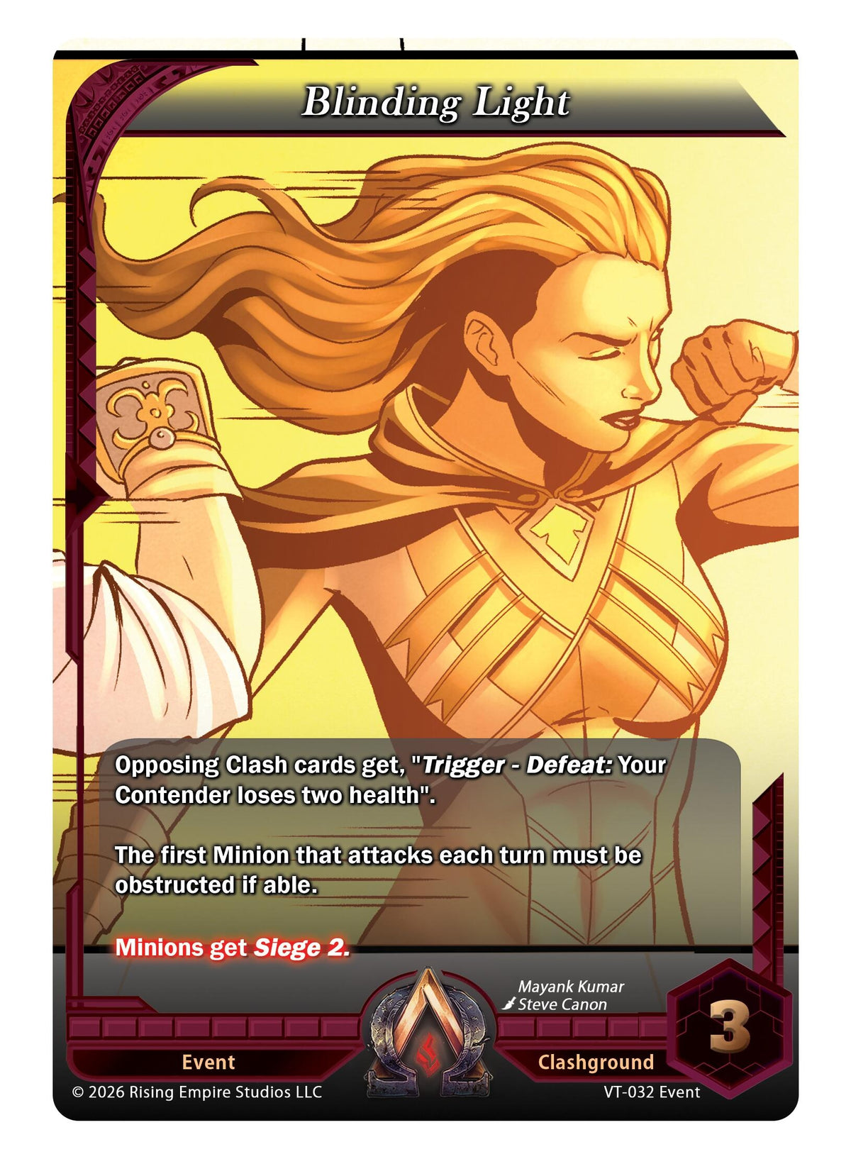 Image for Blinding Light (VT-032) - Alpha Clash