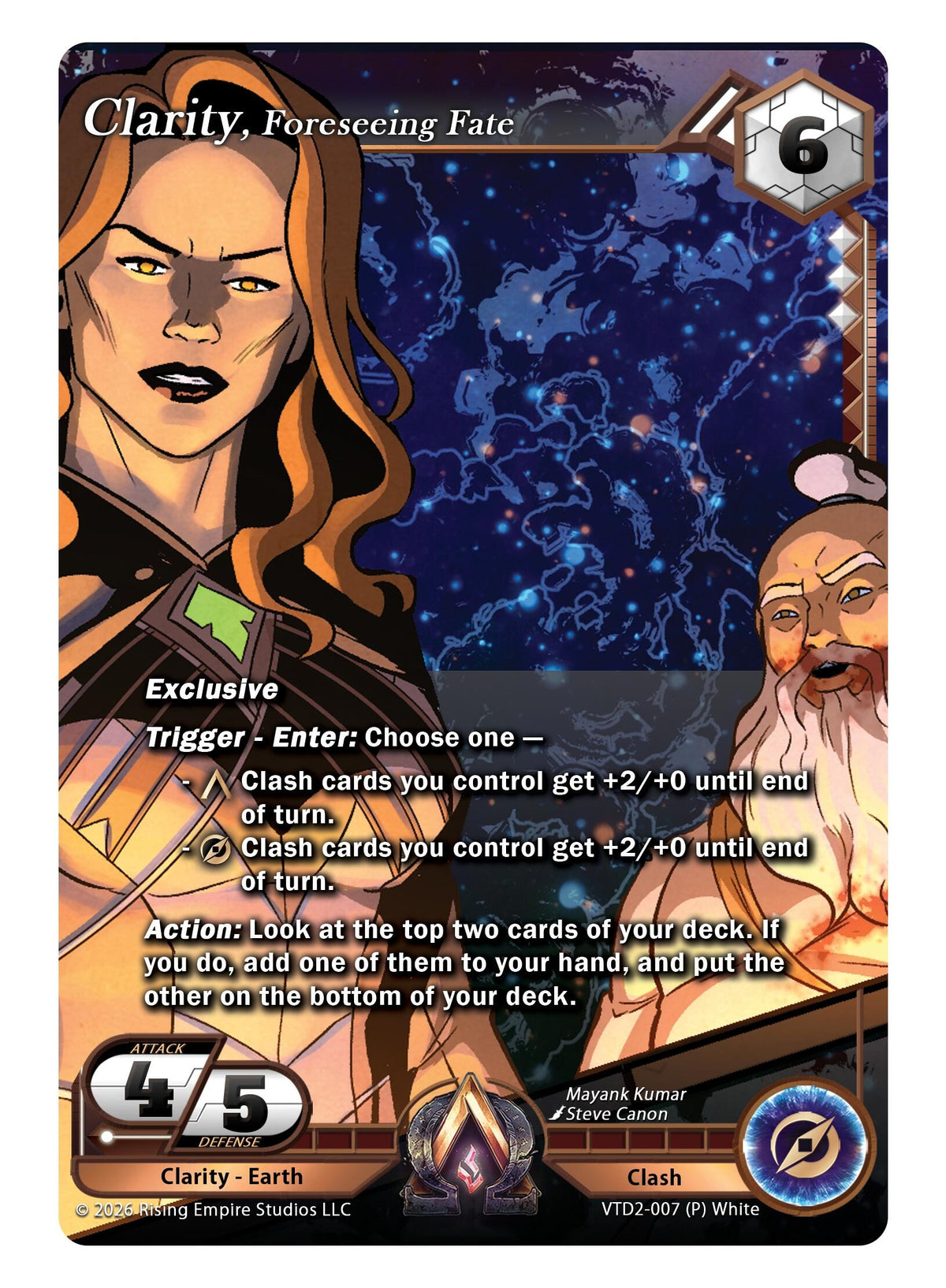 Image for Clarity, Foreseeing Fate (VTD2-007 (P) White) - Alpha Clash