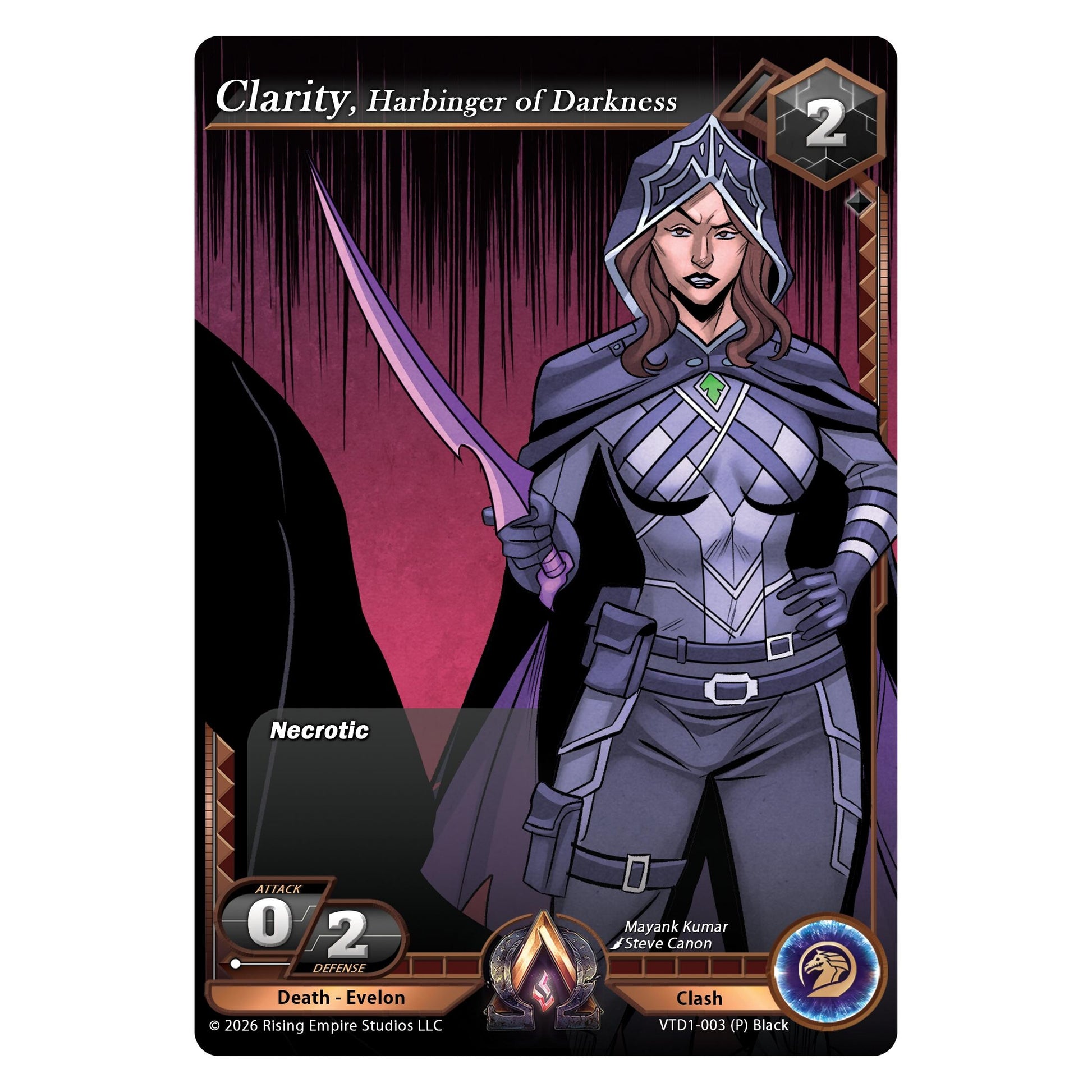 Image for Clarity, Harbiner of Darkness (VTD1-003 (P) Black) - Alpha Clash