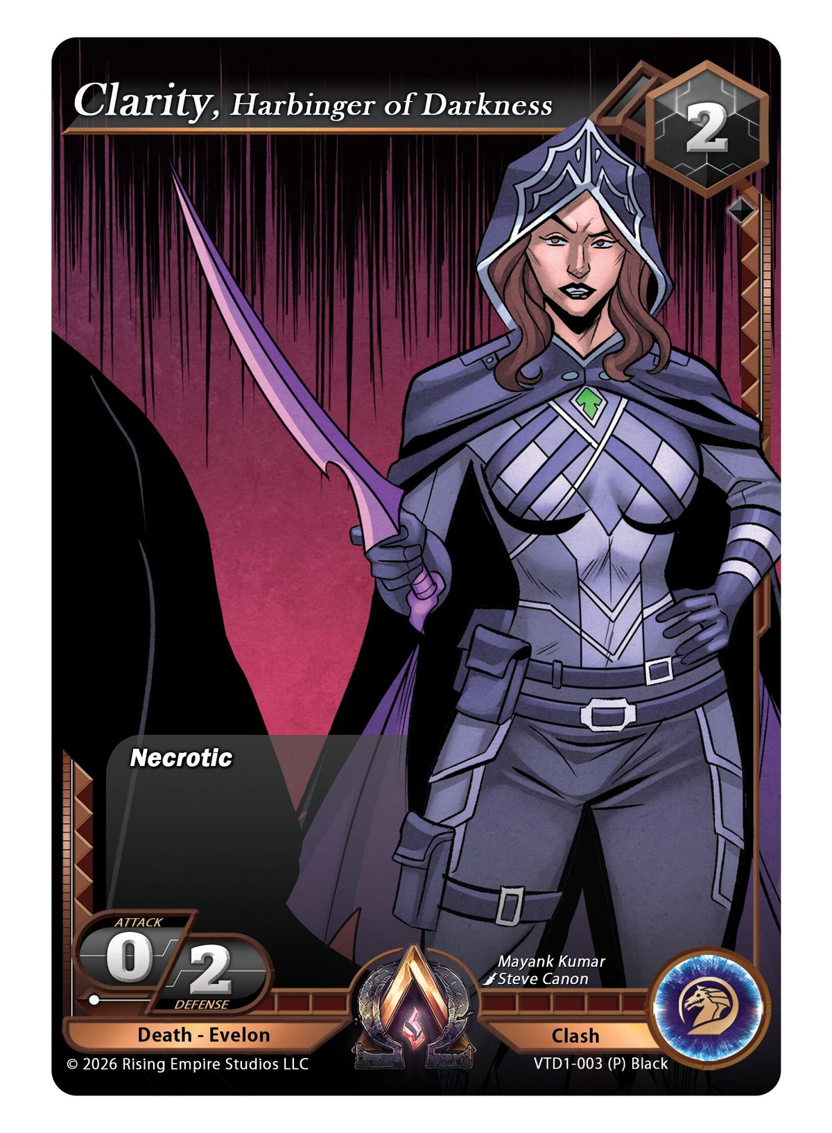 Image for Clarity, Harbiner of Darkness (VTD1-003 (P) Black) - Alpha Clash