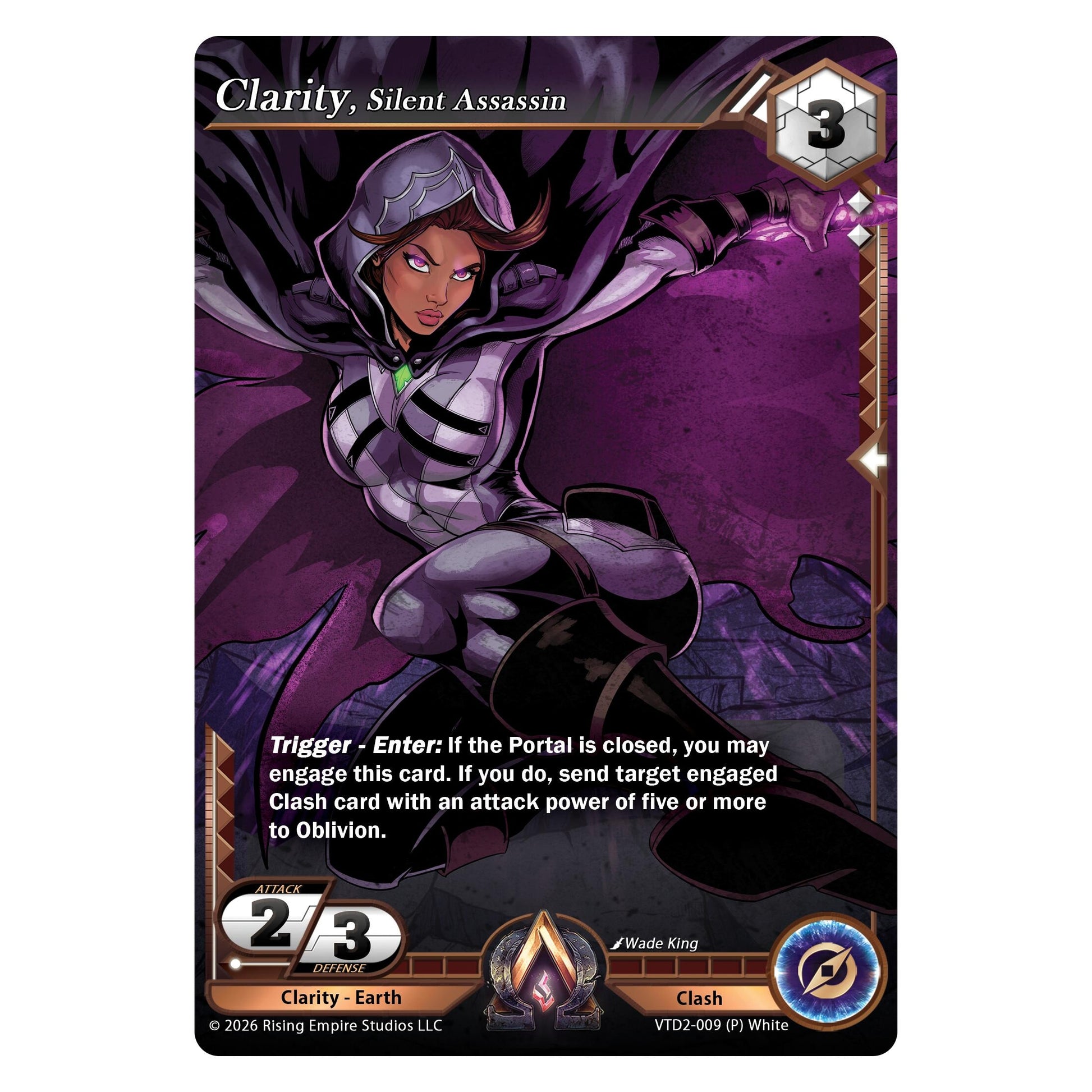 Image for Clarity, Silent Assassin (VTD2-009 (P) White) - Alpha Clash