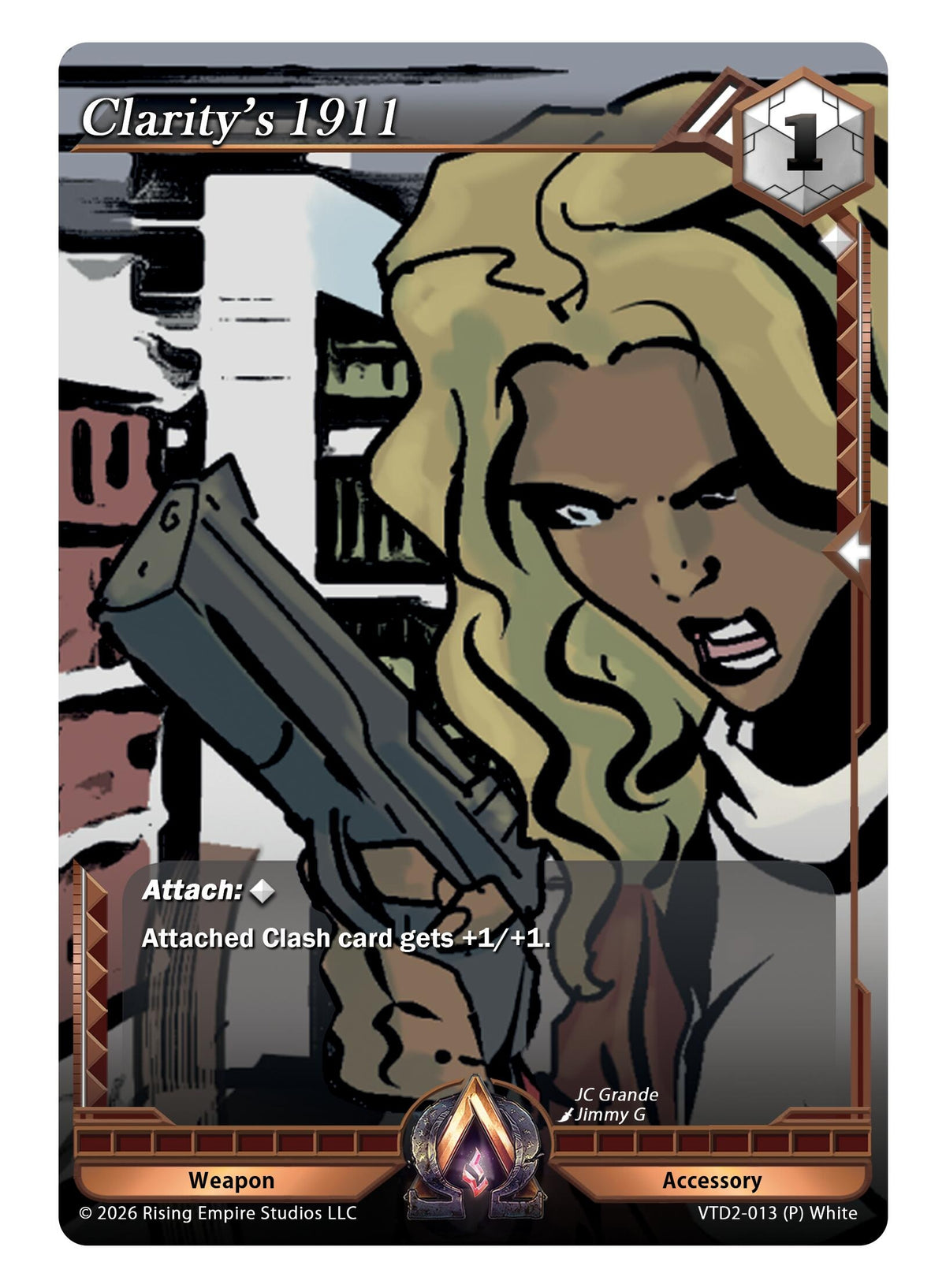 Image for Clarity's 1911 (VTD2-013 (P) White) - Alpha Clash