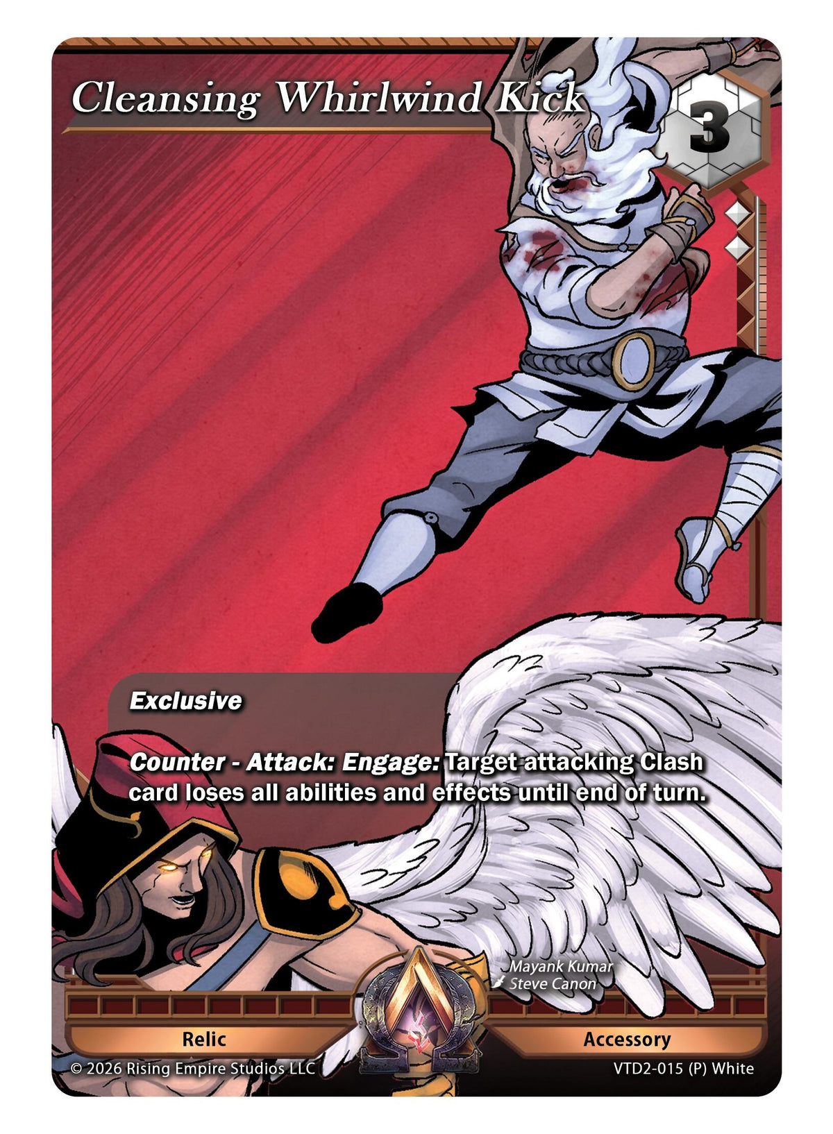 Image for Cleansing Whirlwind Kick (VTD2-015 (P) White) - Alpha Clash