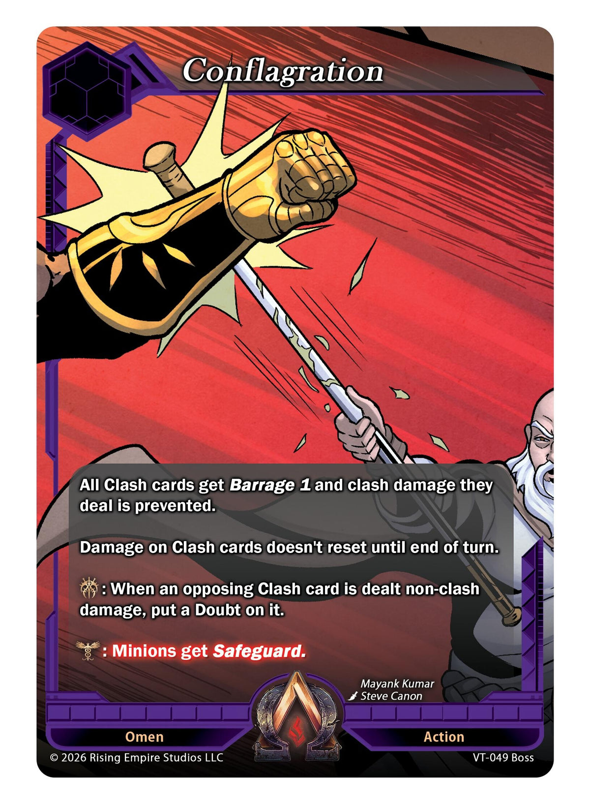 Image for Conflagration (VT-049) - Alpha Clash