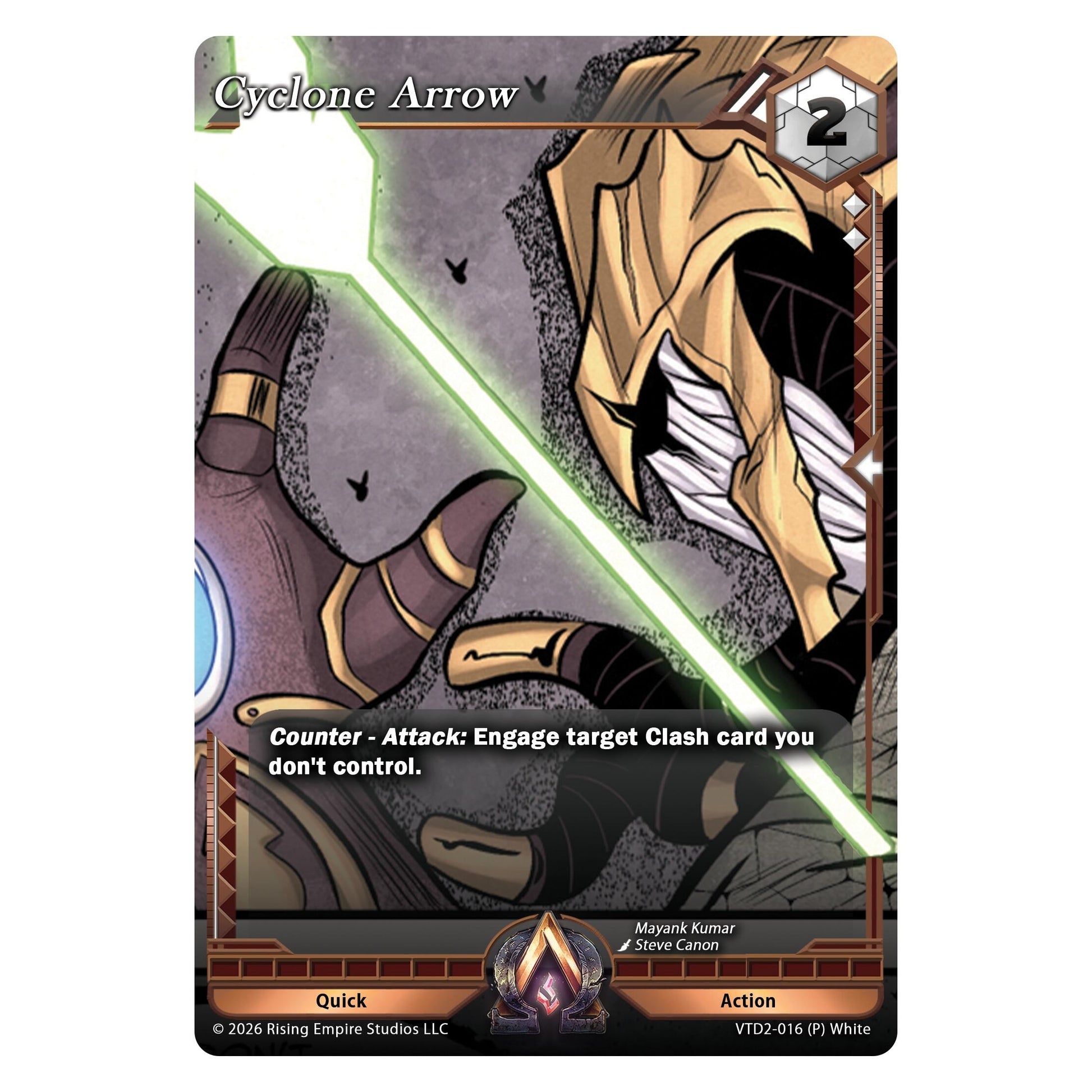Image for Cyclone Arrow (VTD2-016 (P) White) - Alpha Clash