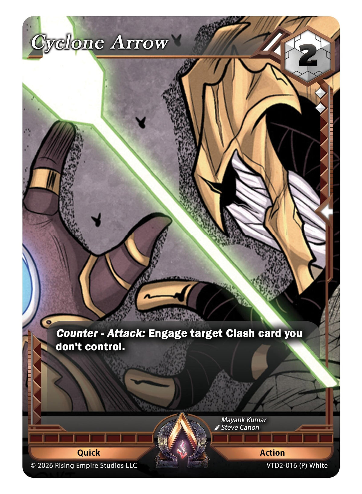 Image for Cyclone Arrow (VTD2-016 (P) White) - Alpha Clash