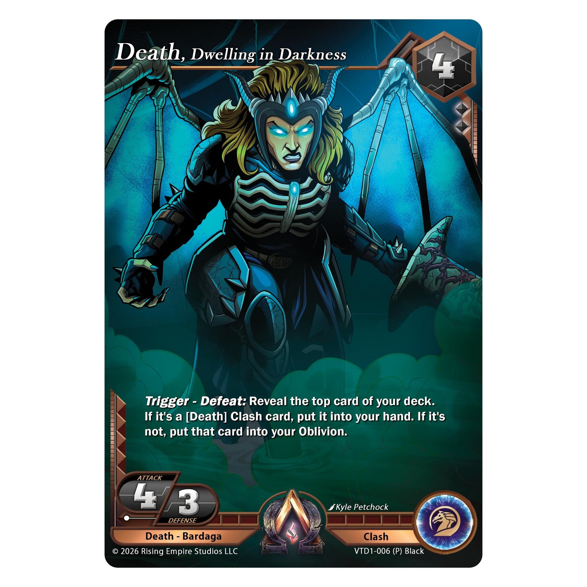 Image for Death, Dwelling in Darkness (VTD1-006 (P) Black) - Alpha Clash