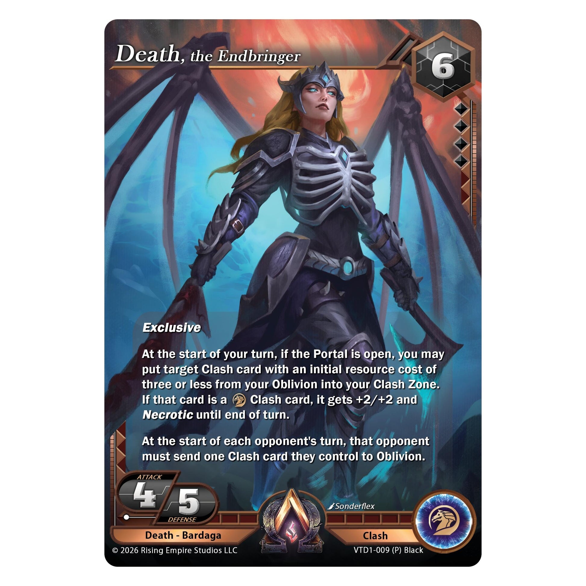 Image for Death, the Endbringer (VTD1-009 (P) Black) - Alpha Clash