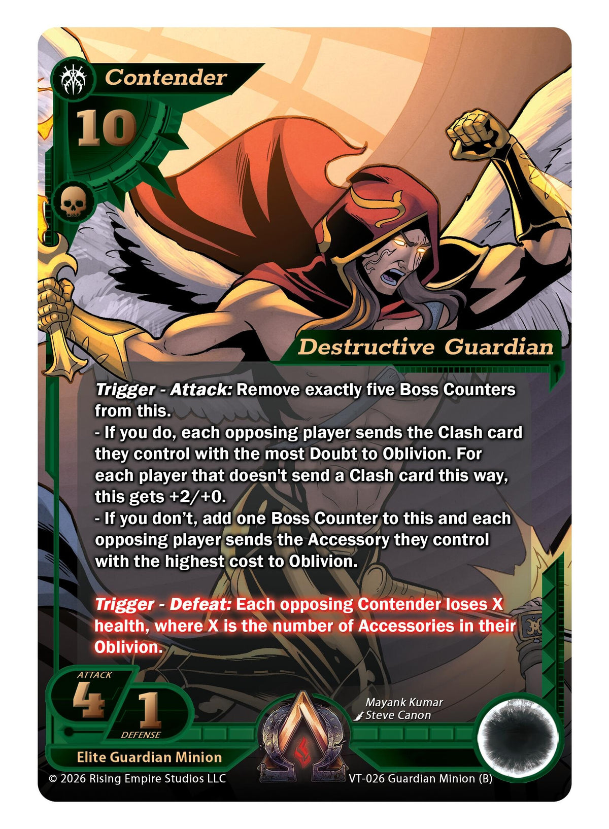 Image for Destructive Guardian (B) (VT-026) - Alpha Clash