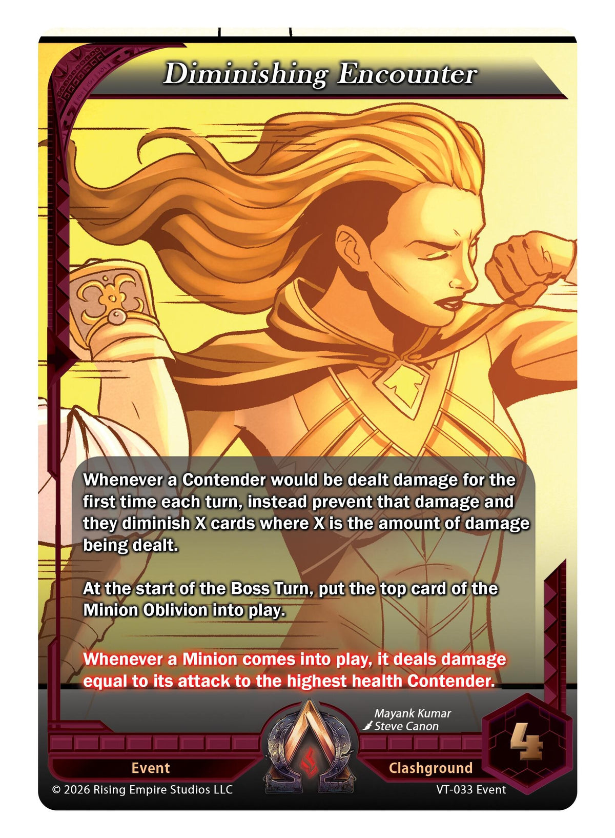 Image for Diminishing Encounter (VT-033) - Alpha Clash